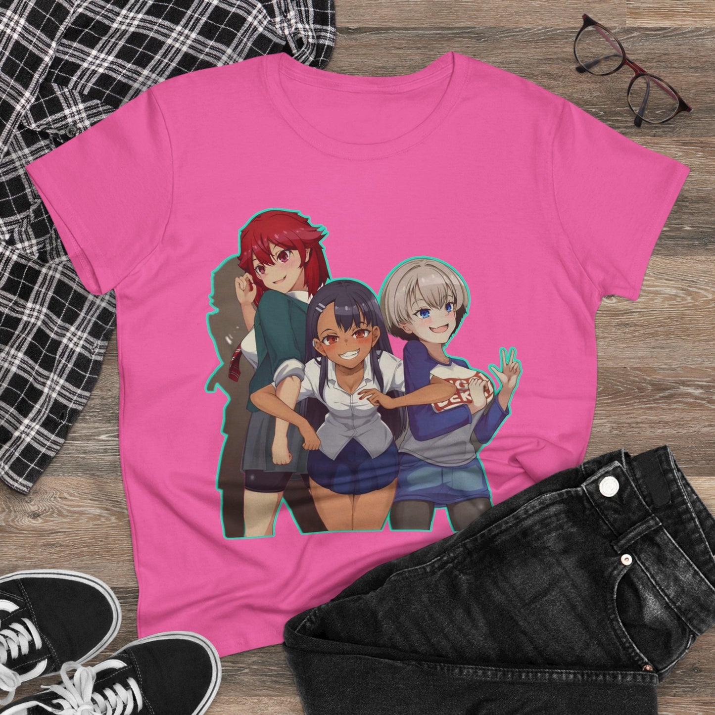 Anime-Inspired Tomo chan is a girl Women's Cotton Tee, Casual Graphic Shirt, Cosplay Tee, Gift for Anime Fans, Cute Manga Shirt
