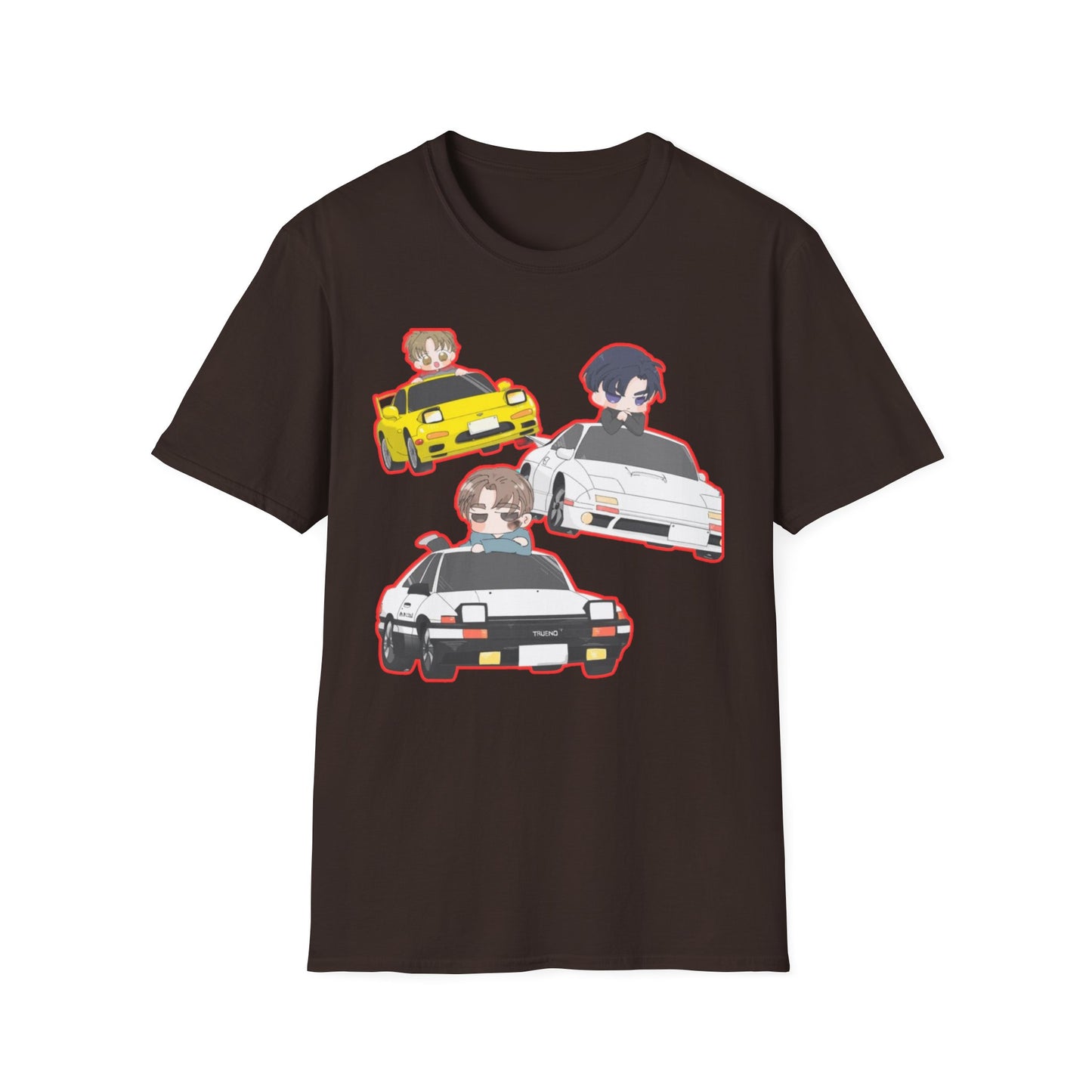 Anime Car initial D 2 Enthusiast T-Shirt, Cool Graphic Tee, Unisex Design, Perfect Gift for Gamers, Casual Streetwear, Fun Summer Shirt