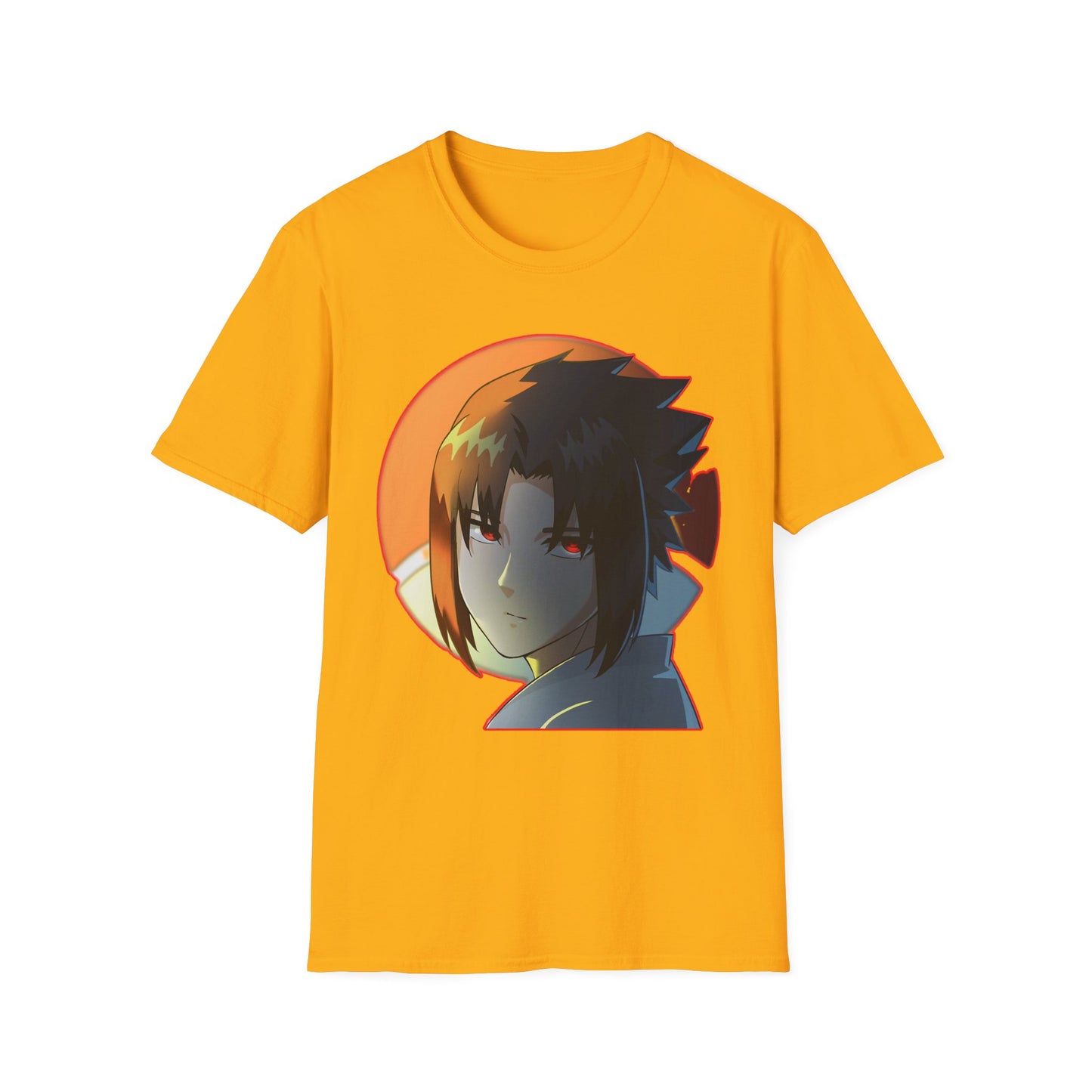 Anime-Inspired naruto Unisex Softstyle T-Shirt with Cool Character Design, Graphic Tee for Fans, Perfect for Gifts, Casual Wear, Unisex Apparel