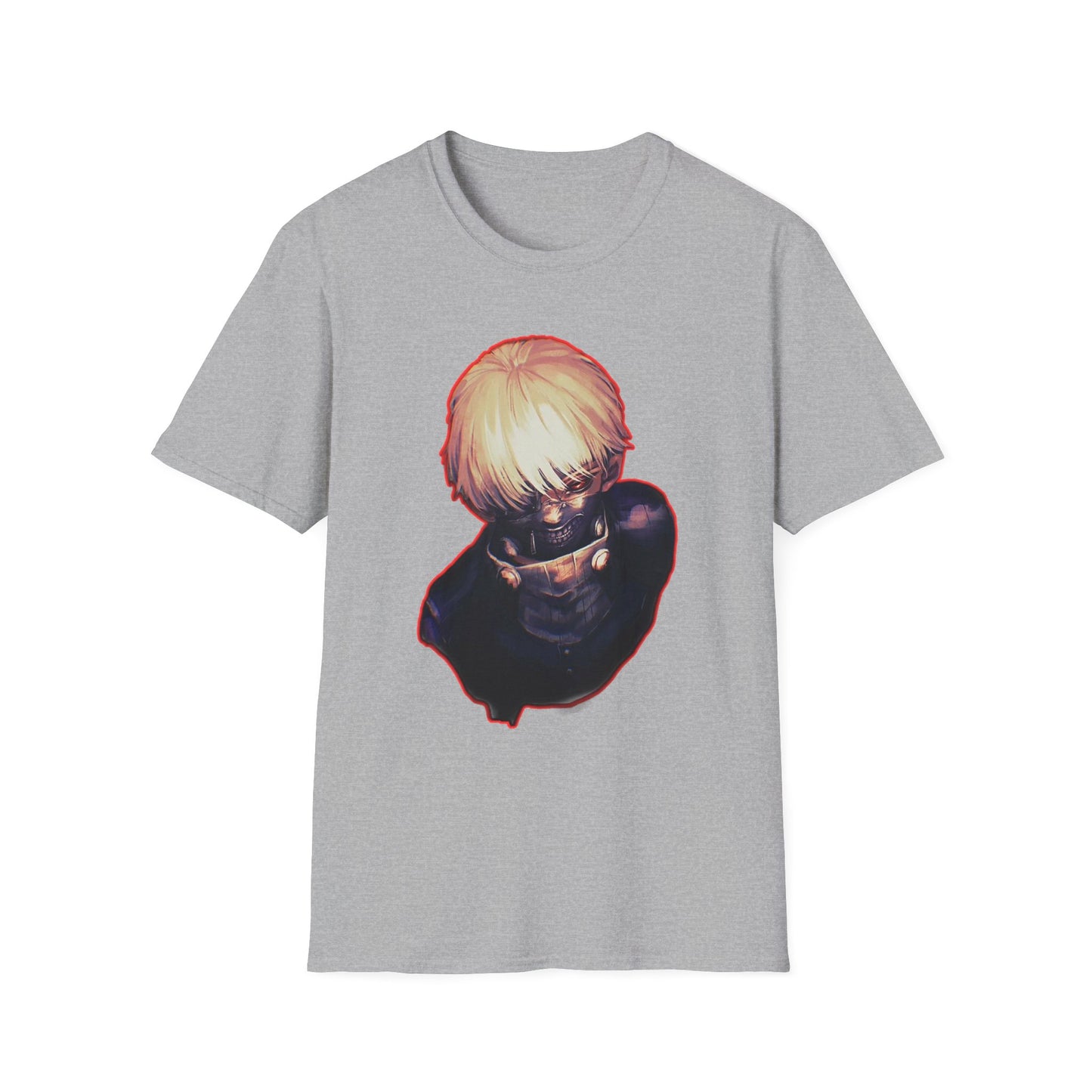 Stylish Unisex Graphic Tee tokyo ghoul style 5- Trendy Softstyle T-Shirt for Casual Wear, Gifts, Anime Fans, Everyday Comfort, Summer Outfits