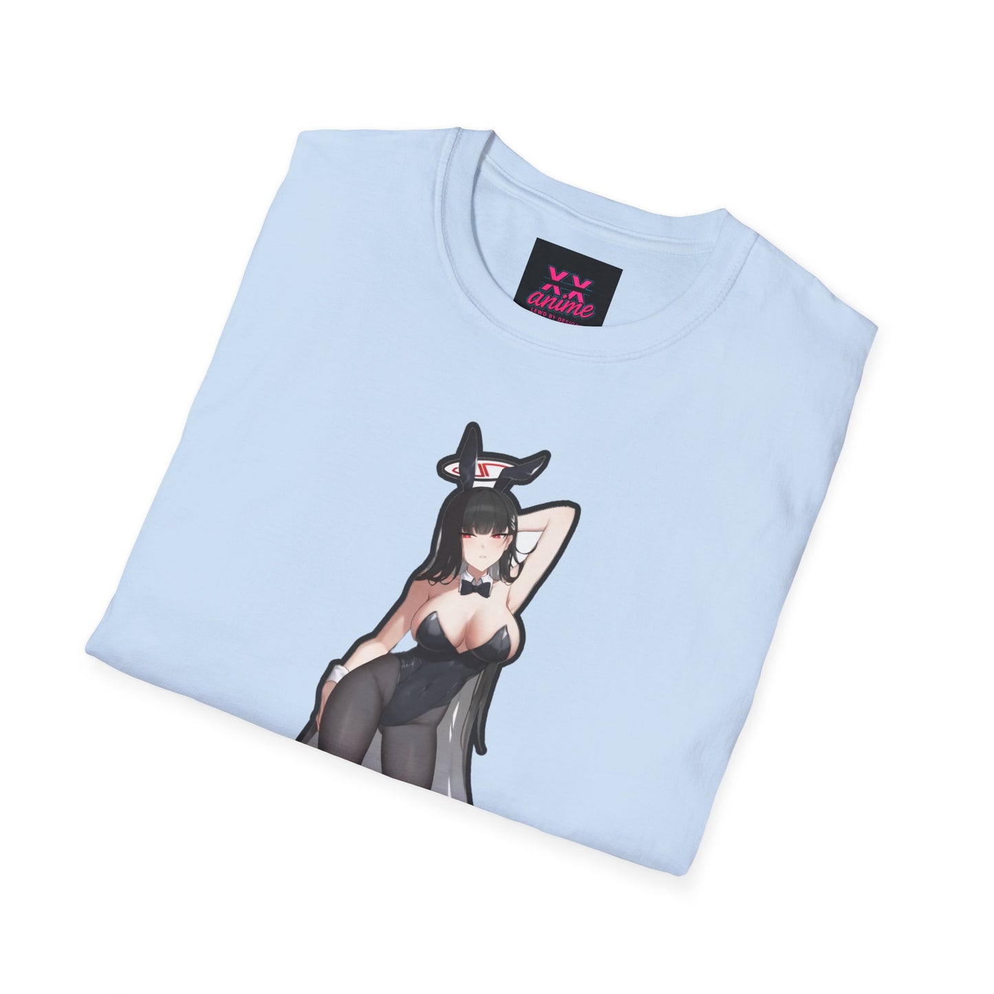 Anime-Inspired Witchy lewd bunny 2 T-Shirt: Spooky Season Vibe, Perfect for Comic Con, Halloween Party, or Casual Wear, Unisex Softstyle Tee, [...]