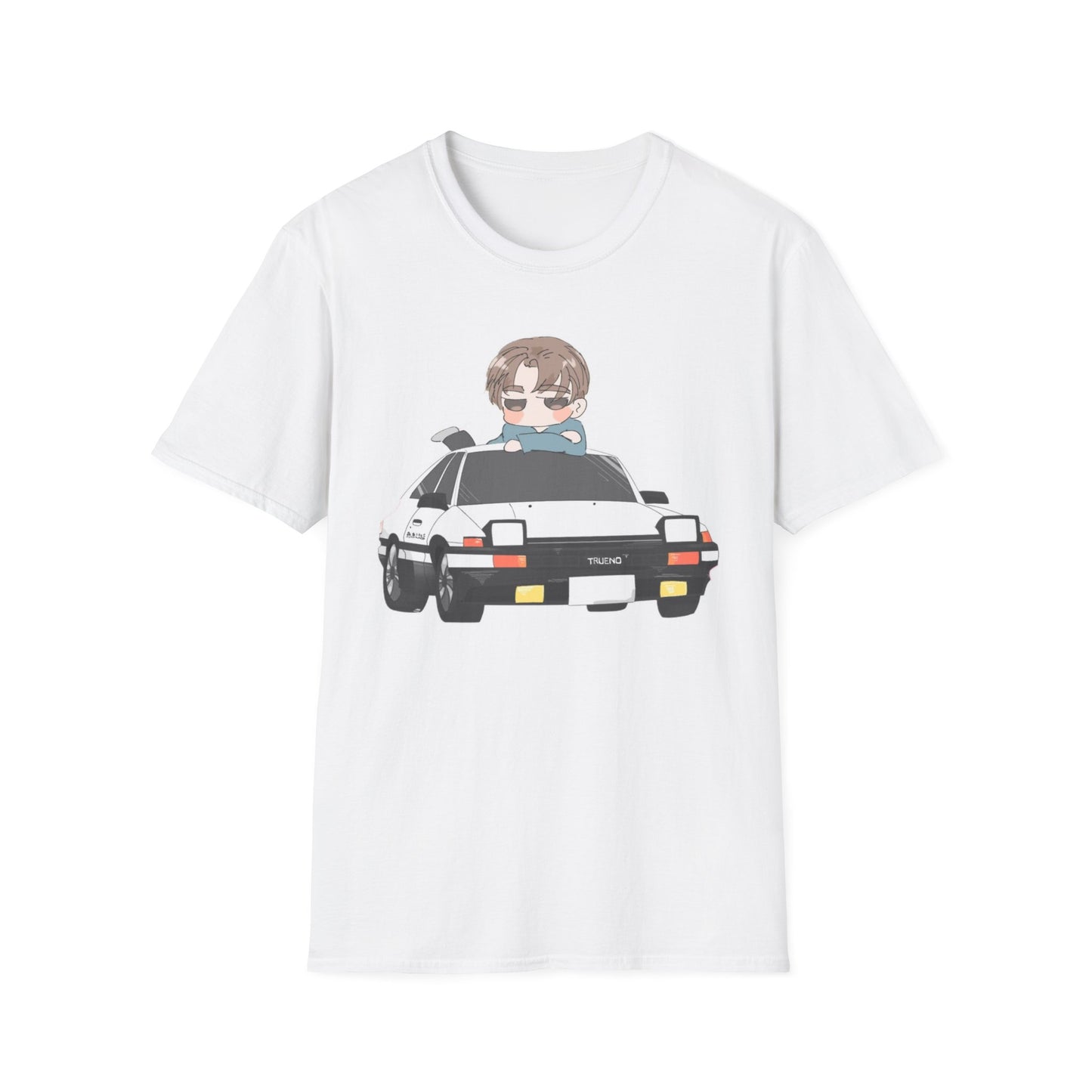 Anime-Inspired initial D 7 Unisex Softstyle T-Shirt | Cool Car and Character Design, Perfect for Gamers and Anime Fans, Gift for Birthdays, Casual [...]