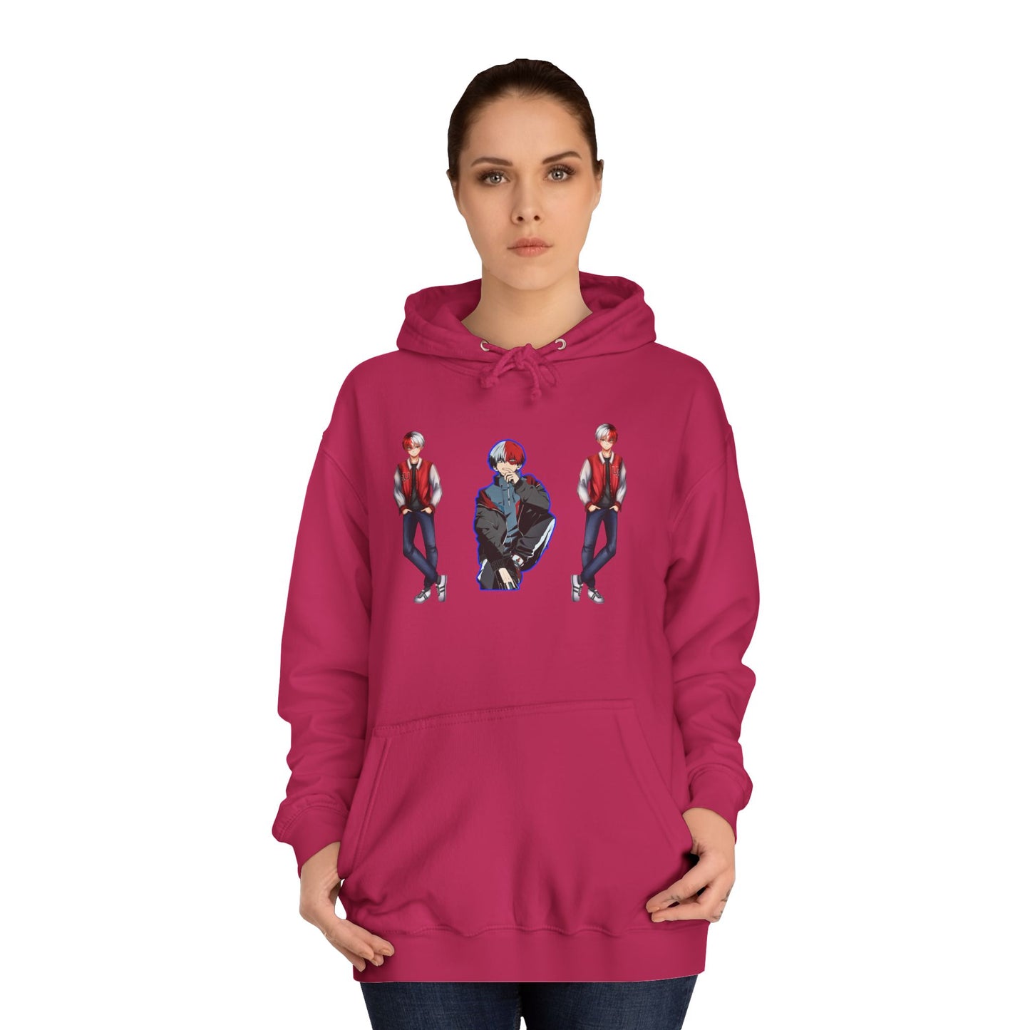 Hero school toto style Hoodie, Cozy Casual Wear, Gift for Students, Streetwear, Music Events, College Hoodie, Graphic Sweater