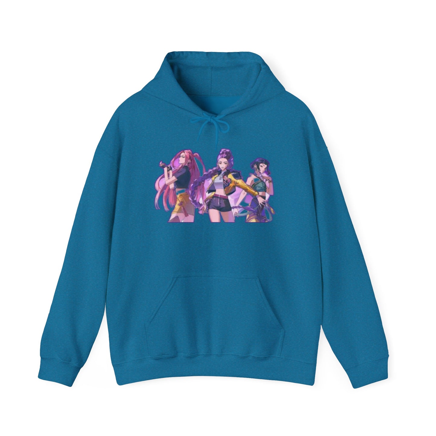 Vibrant Graphic kpop  Hoodie: Unisex Heavy Blend Sweatshirt, Cozy Gift, Casual Style, Anime Fashion, Streetwear, Everyday Wear