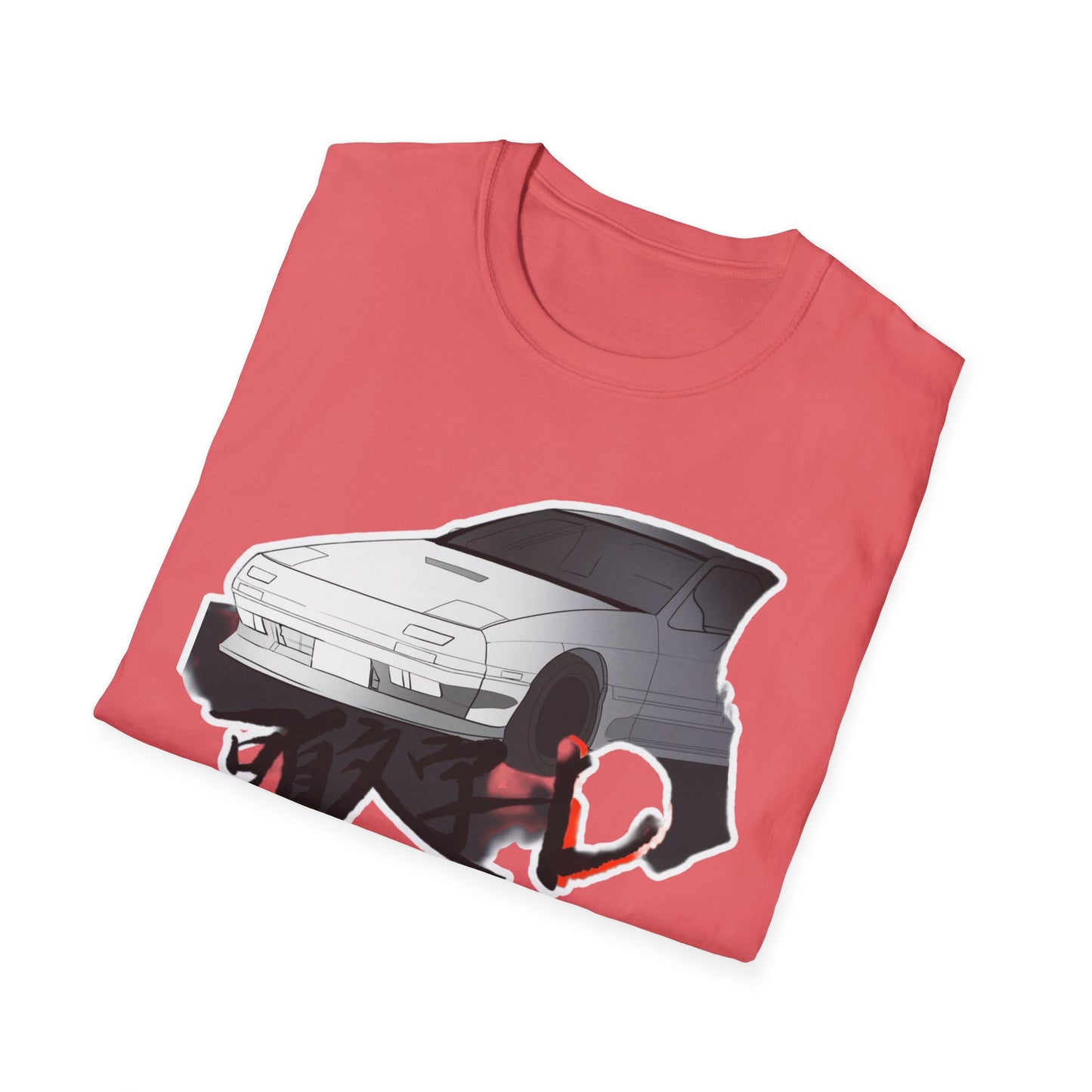 Cool Car Graphic initial D Unisex Tee, Softstyle T-Shirt for Auto Enthusiasts, Perfect Gift for Birthdays and Car Shows, Casual Everyday Wear