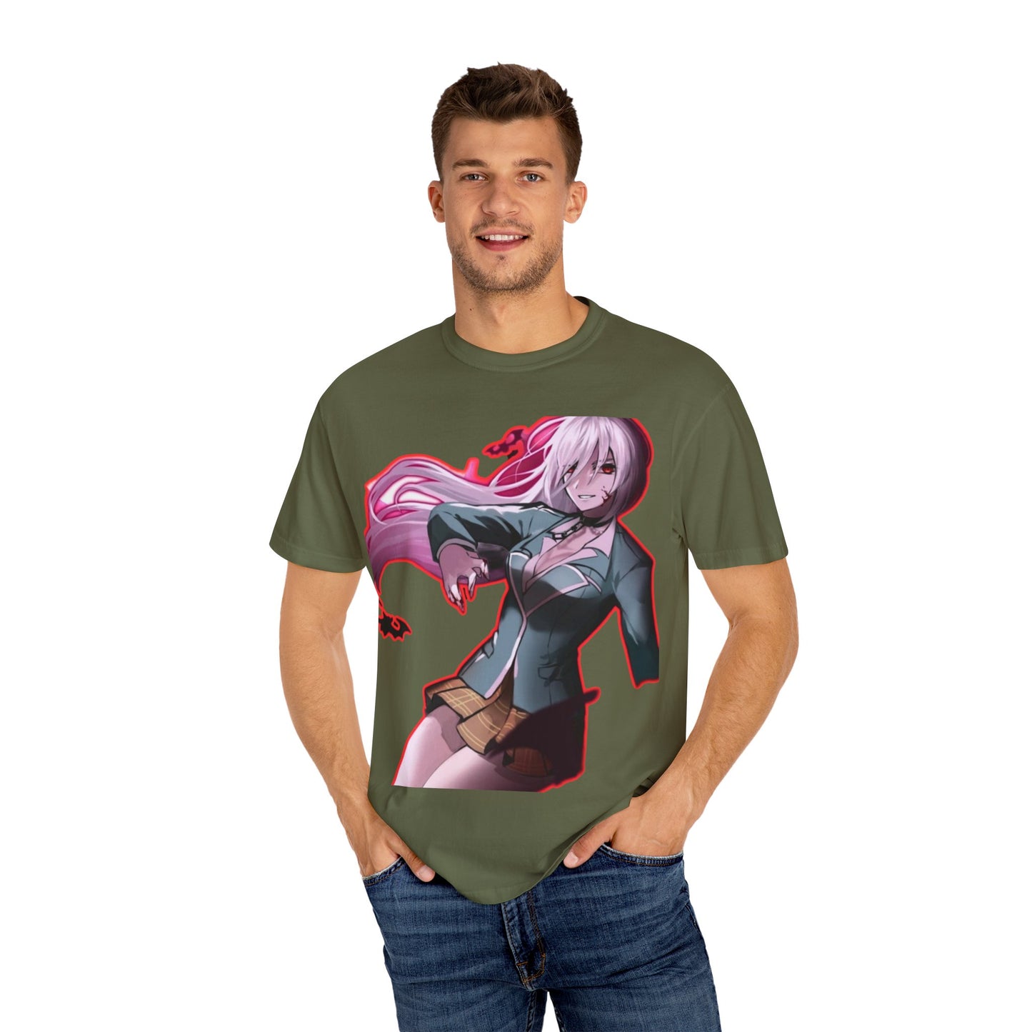 Anime-Themed T-Shirt Featuring Bold Artwork