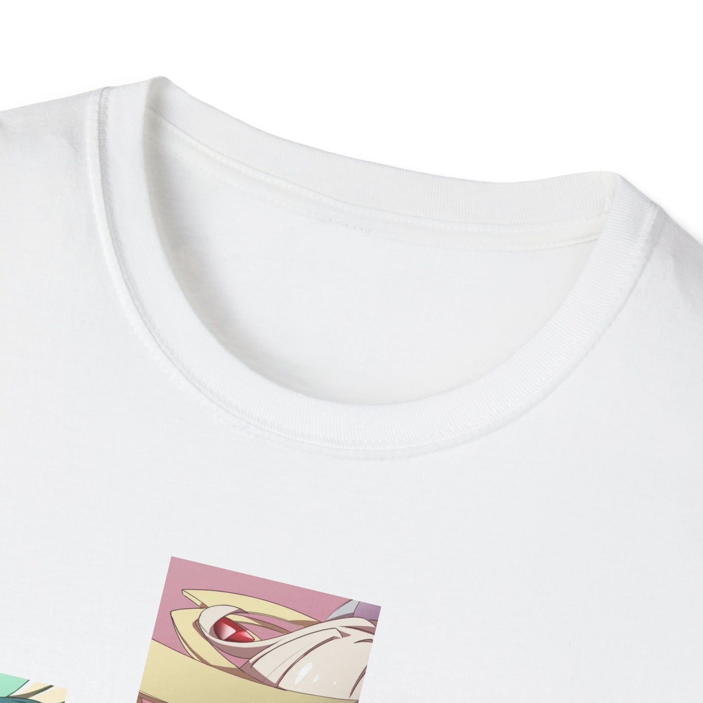 Anime Trio Unisex Softstyle T-Shirt, Casual Tee, Geek Fashion, Gift for Anime Lovers, Novelty Shirt, Unique Graphic Tee