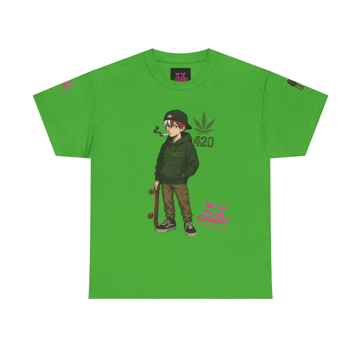 Anime-Inspired Unisex Heavy Cotton Tee, Streetwear, Gamer Style Shirt, Cool Graphic T-Shirt, Casual Anime Fashion, Perfect for 420 [...]
