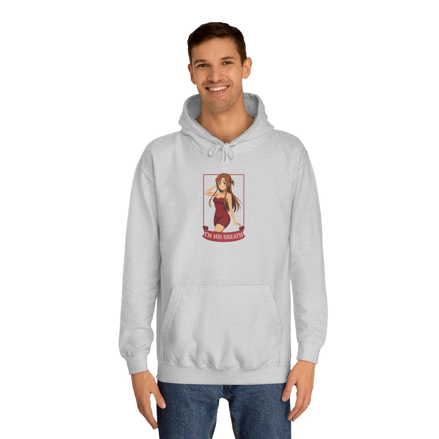 Anime-Inspired Unisex College Hoodie, Comfortable Casual Wear, Unique Graphic Sweatshirt, Trendy Gifts for Students, Streetwear Style