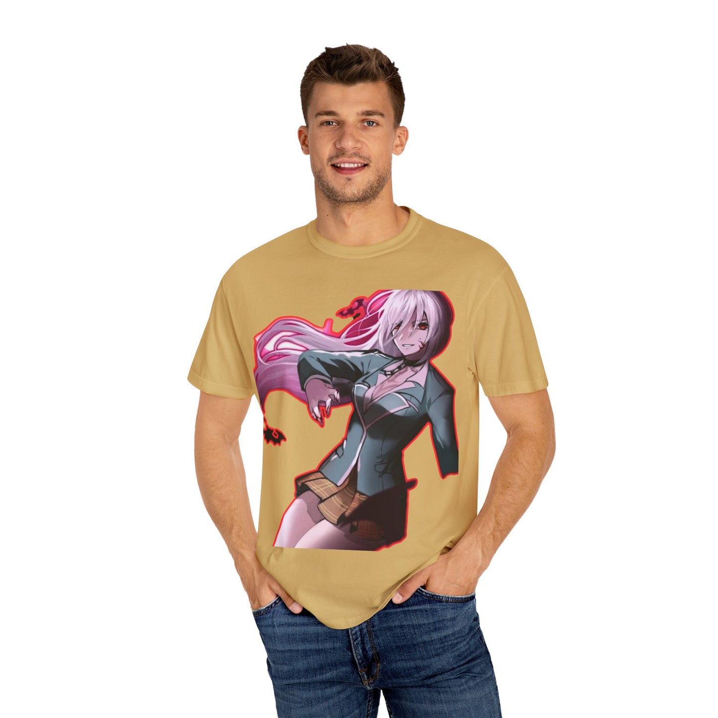 Anime-Themed T-Shirt Featuring Bold Artwork