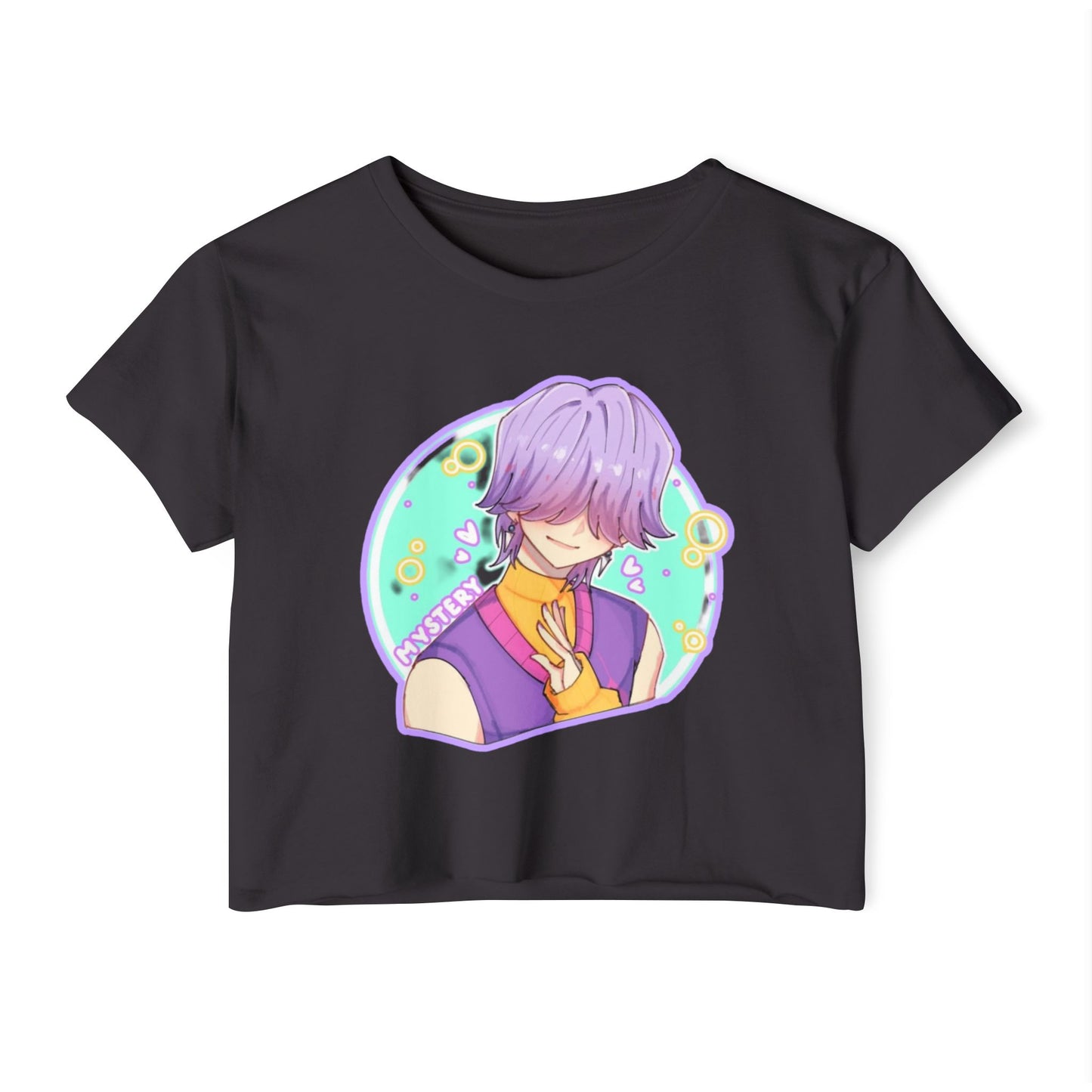 Vibrant Women's kpop boys 1 Festival Crop Top with Playful Design, Cute Summer Tee, Bohemian Shirt, Artsy Gift for Her, Perfect for Music Festivals