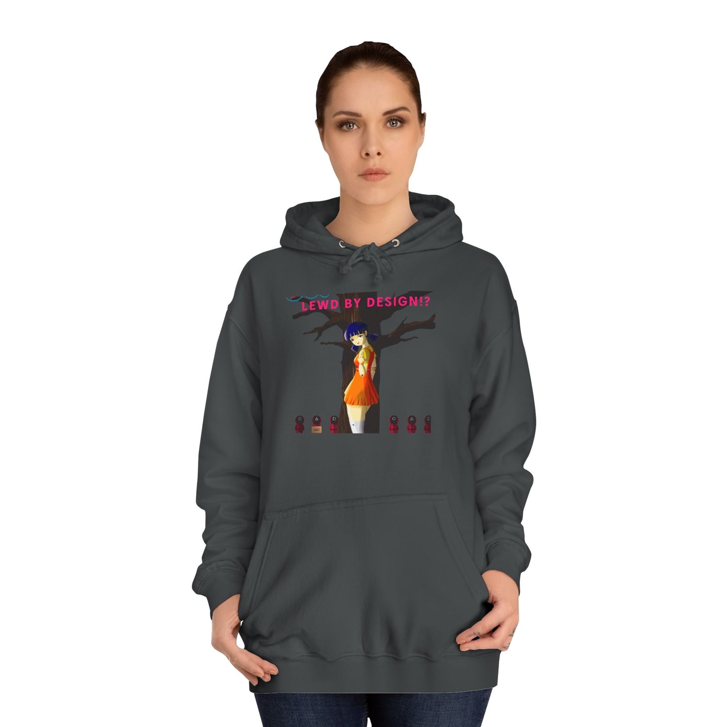 Trendy Anime College Hoodie, Cozy Unisex Sweatshirt, Perfect Gift for Students, Casual Streetwear, Unique Graphic Pullover
