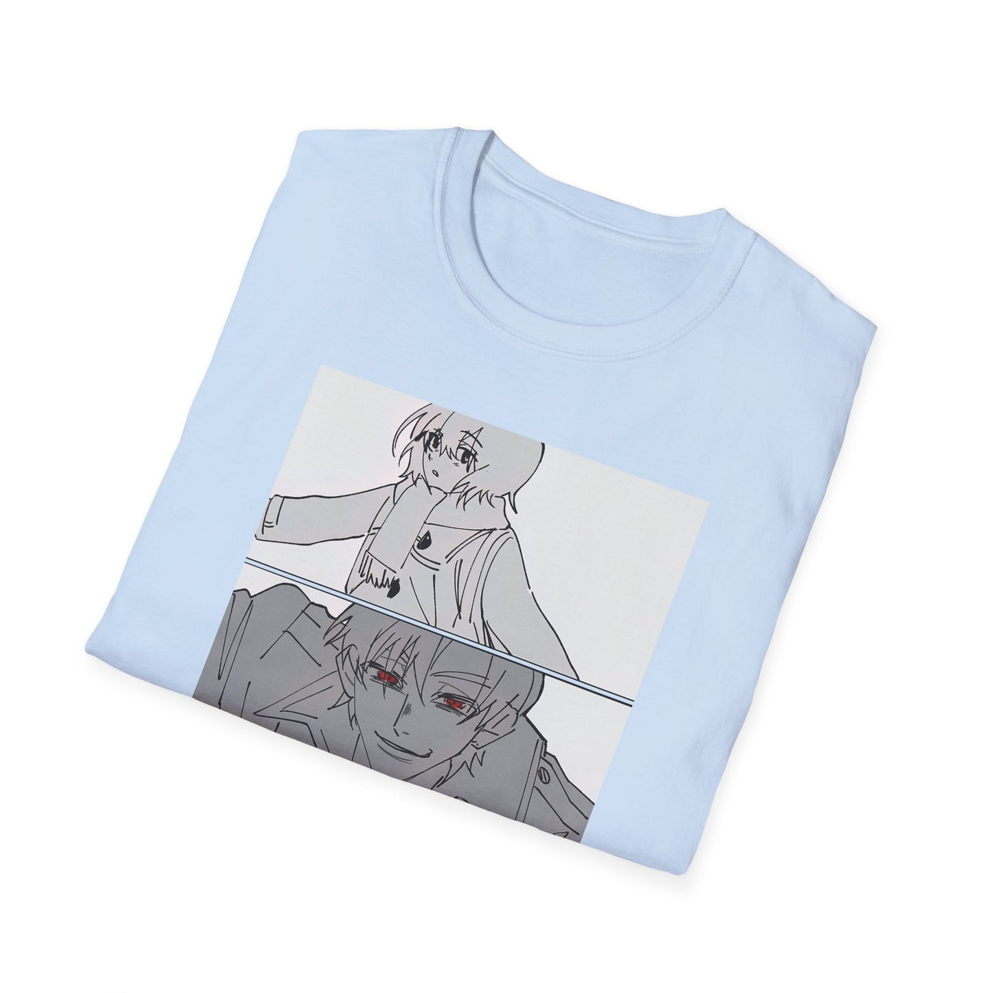 Artistic Unisex erased 2 T-Shirt - Graphic Tee for Anime Lovers, Casual Wear for Parties, Birthdays, and Comic Con