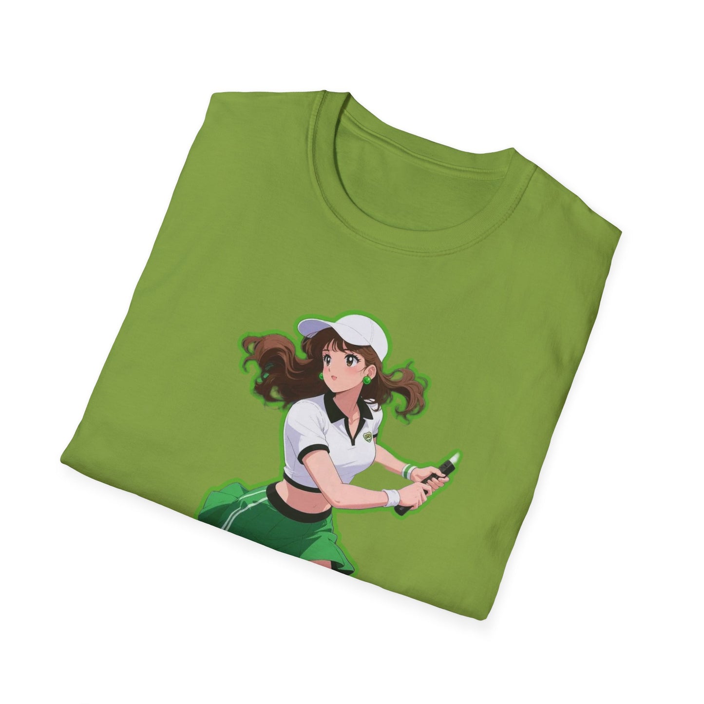 Playful Anime sailor moon 4 Character T-Shirt, Unisex Softstyle Tee, Casual Graphic Shirt, Gift for Anime Lovers, Fun Everyday Wear, Otaku Merchandise