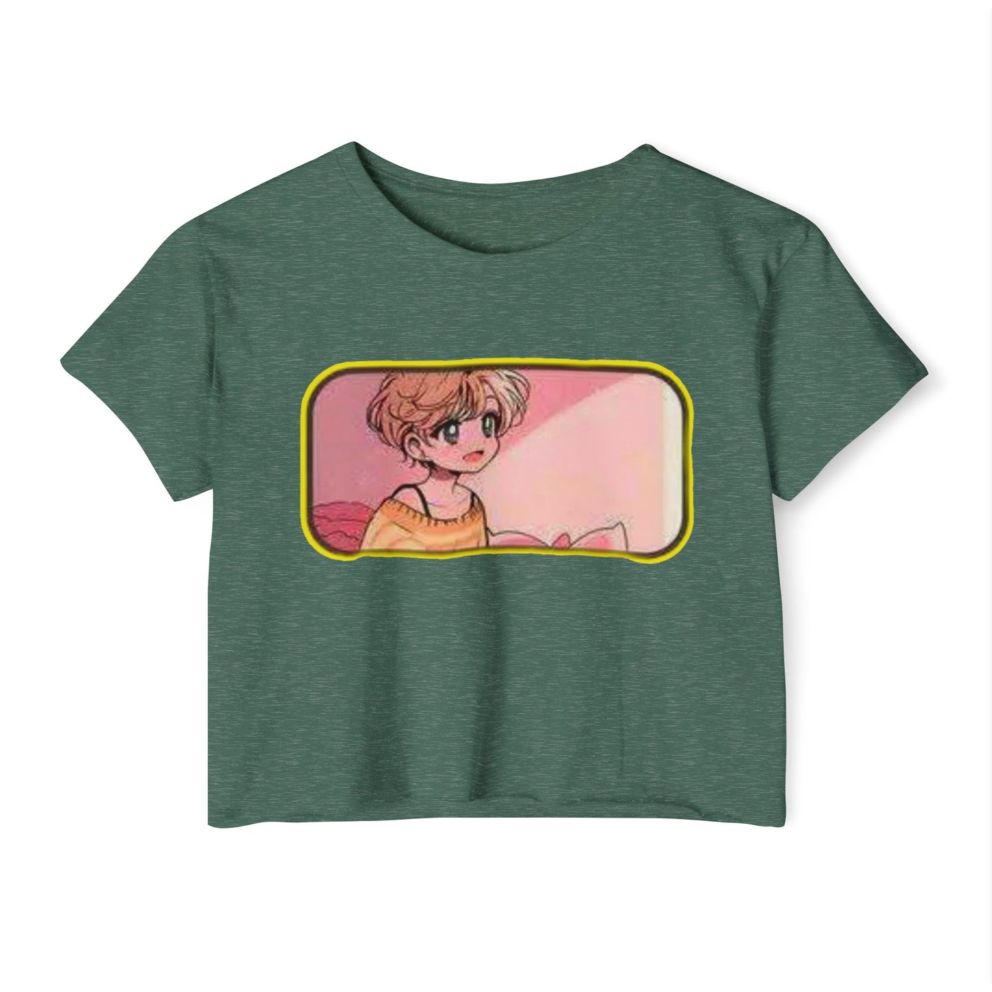 Women's Festival sailor moon 13 Crop Top, Boho Style Shirt, Artsy Graphic Tee, Summer Festival Clothing, Cute Casual Wear, Gift for Her