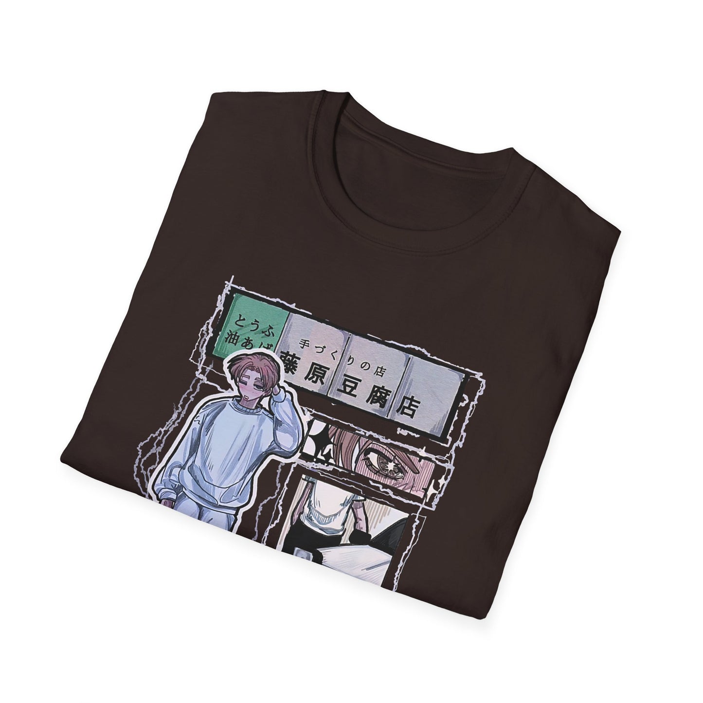 Whimsical Artistic initial D 10 Unisex Softstyle T-Shirt, Casual Wear, Graphic Tee, Creative Gift, Everyday Fashion, Unique Art Top