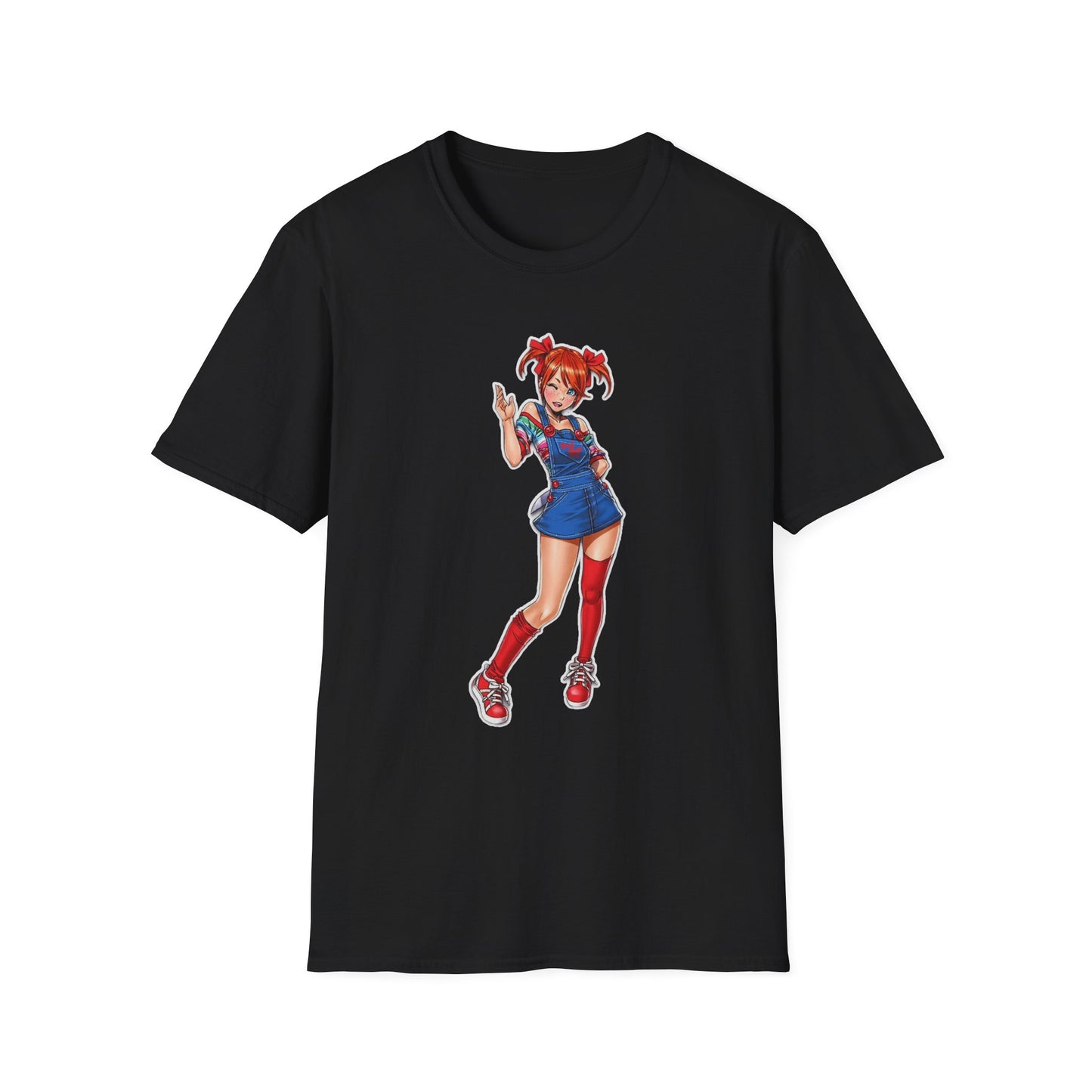 Anime-Themed spooky season masters of horror 6Unisex T-Shirt, Cute Character Graphic Tee, Trendy Casual Apparel, Customizable Gift for Fans, Fun Streetwear