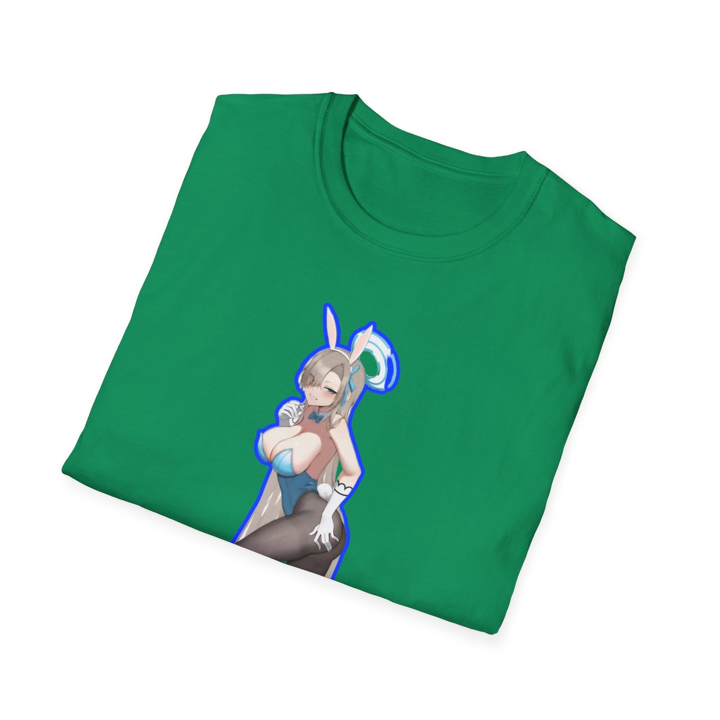 Cute Anime lewd style bunny 3-inspired Unisex T-Shirt with Playful Designs, Perfect for Niche Enthusiasts, Gift for Cosplay Events, Trendy Streetwear