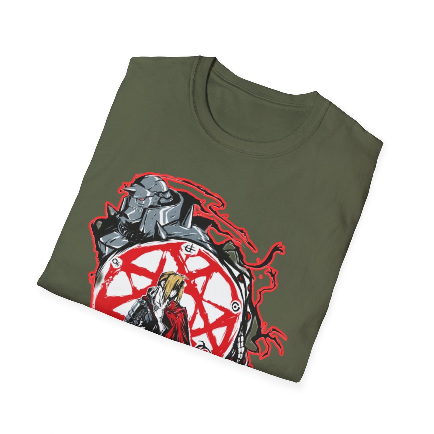 Unisex Graphic Tee fma - Vintage Norse Mythology Design, Casual Wear, Gift for Fans, Birthday, Everyday Style, Cosplay