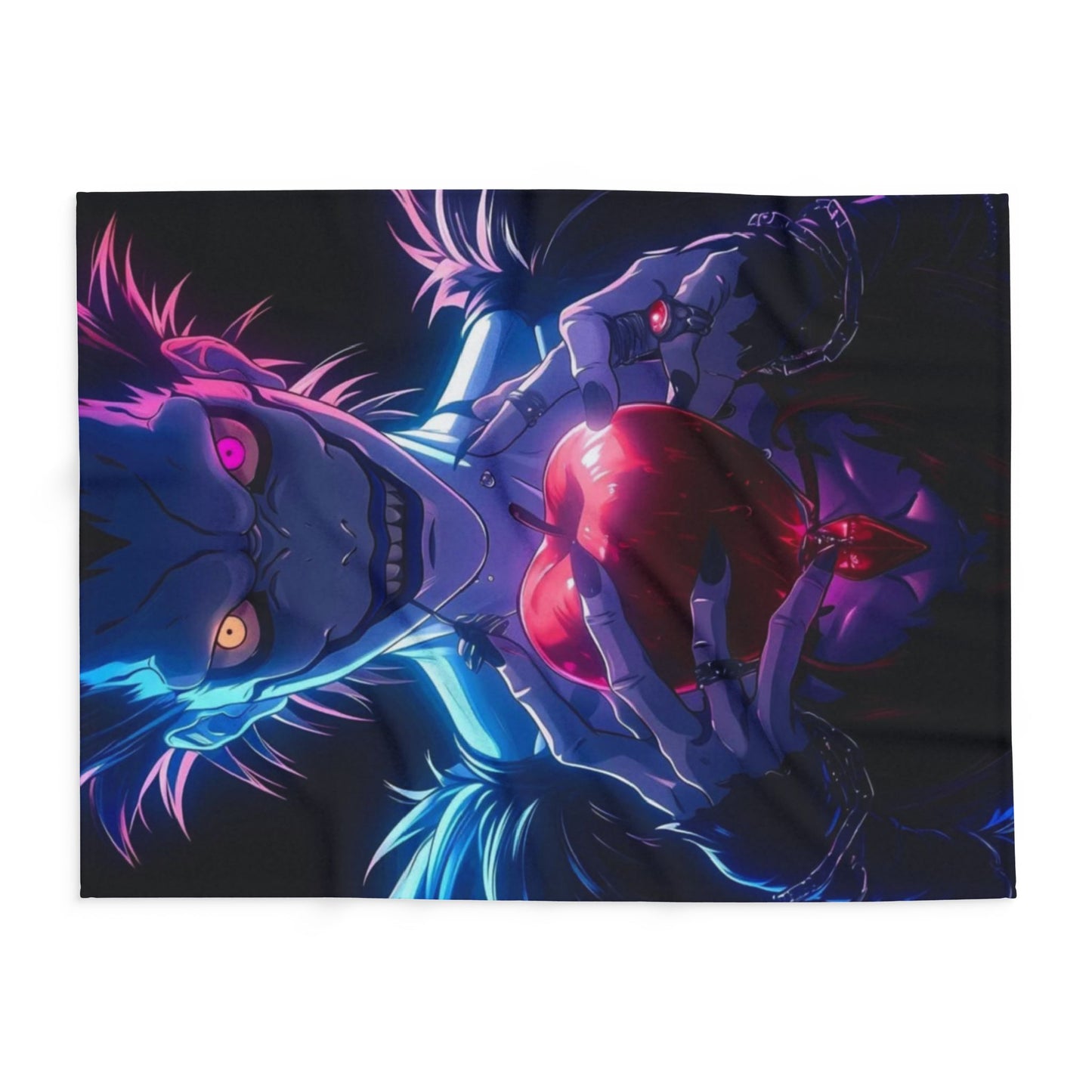 Dn Chilling Cozy Arctic Fleece Blanket, Anime Throw, Gothic Decor, Gifts for Fans, Horror Blanket, Home Comforts