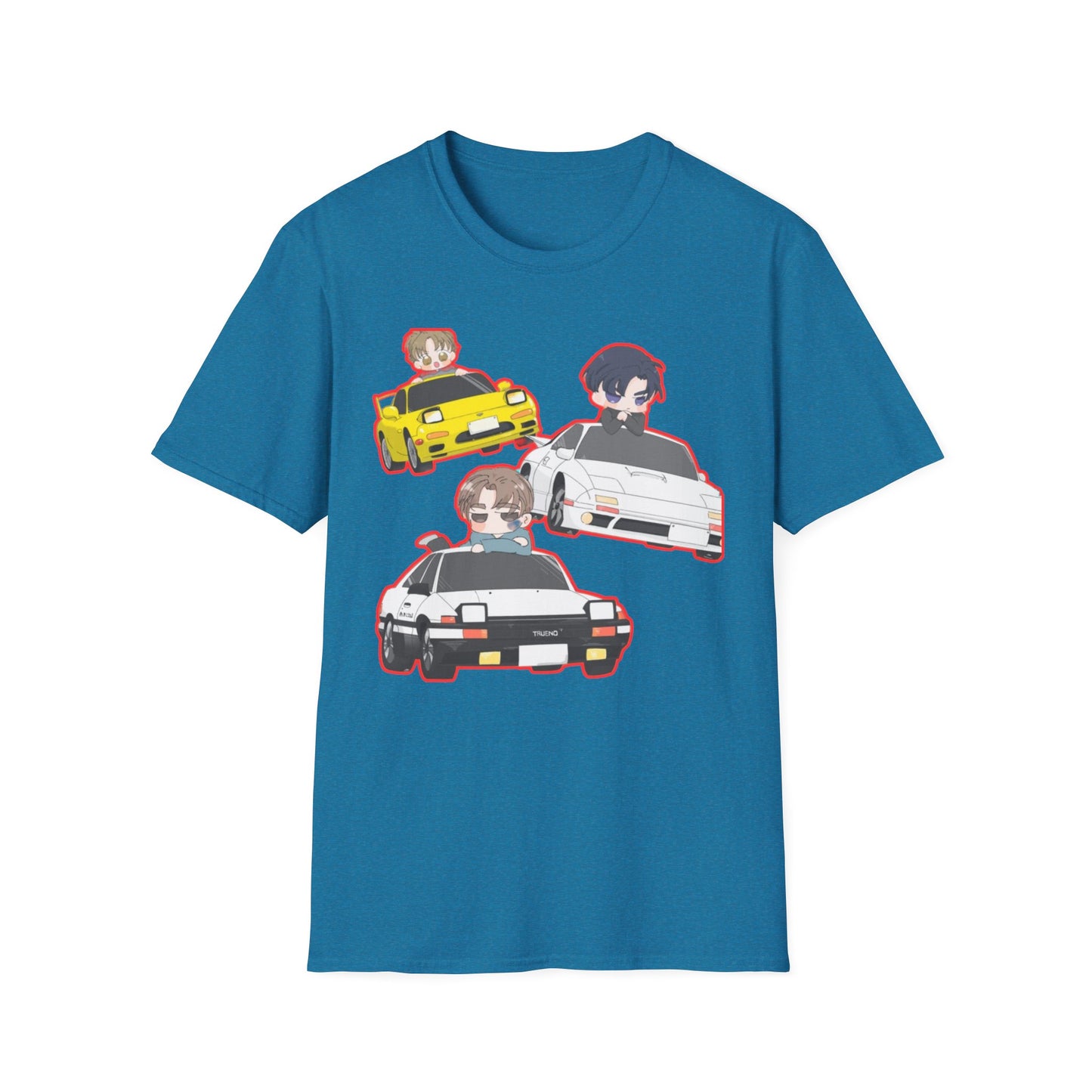 Anime Car initial D 2 Enthusiast T-Shirt, Cool Graphic Tee, Unisex Design, Perfect Gift for Gamers, Casual Streetwear, Fun Summer Shirt