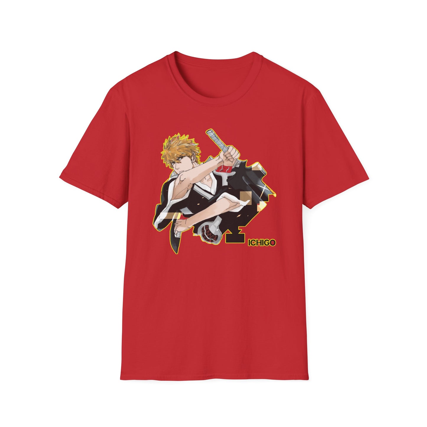 Bleach 12 Anime Unisex T-Shirt, Ichigo Graphic Tee, Softstyle Shirt, Gift for Fans, Casual Wear, Anime Merchandise
