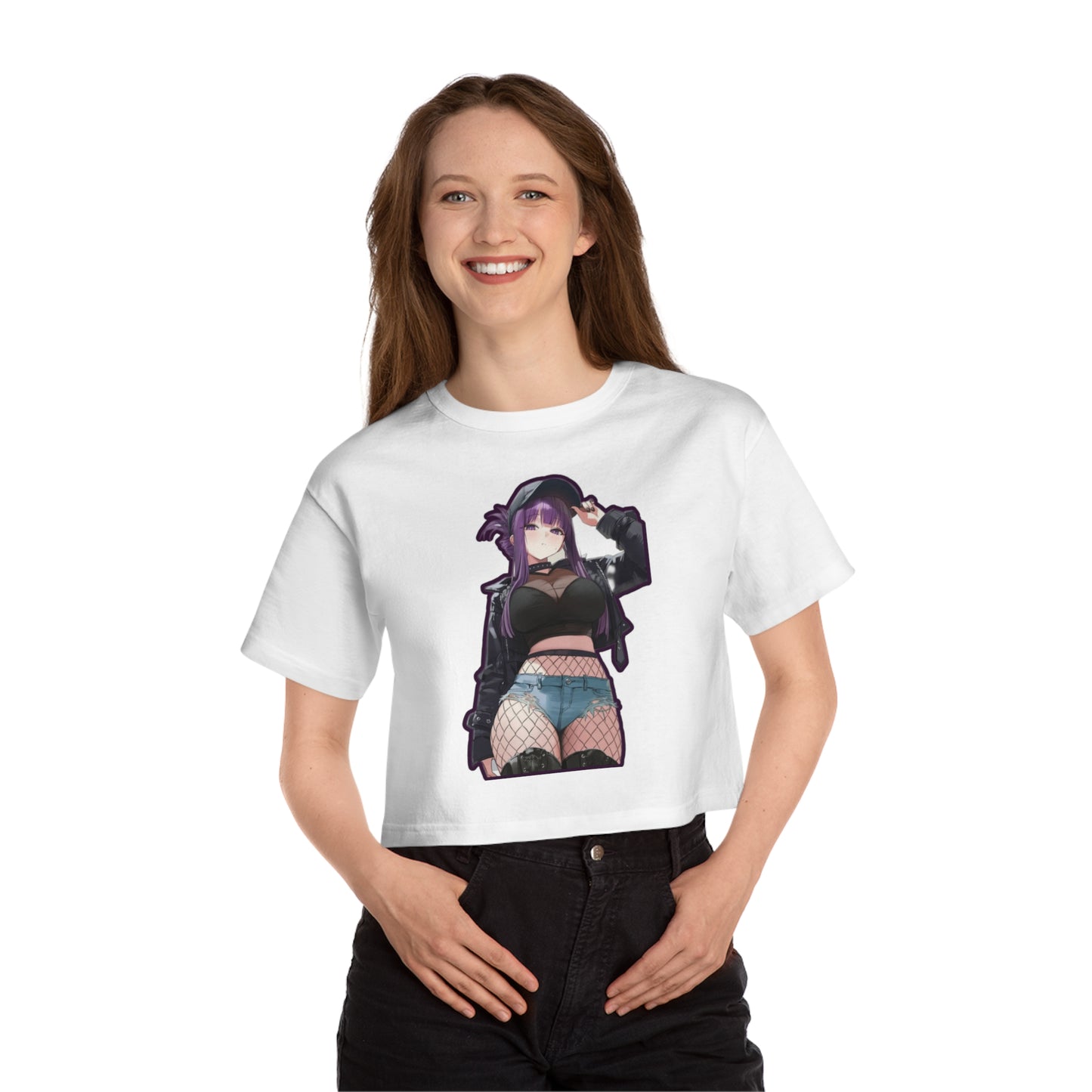 Cropped lewd style 11 Graphic Tee for Trendy Occasions, Casual Wear, Anime Lover Gift, Street Style, Cozy Summer Top