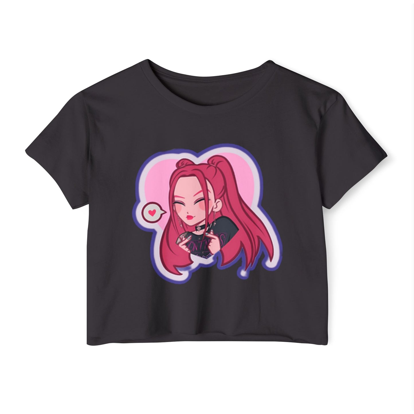 Idol style 3 Women's Festival Crop Top - Trendy, Summer Fashion, Festival Wear, Cute Outfit, Street Style