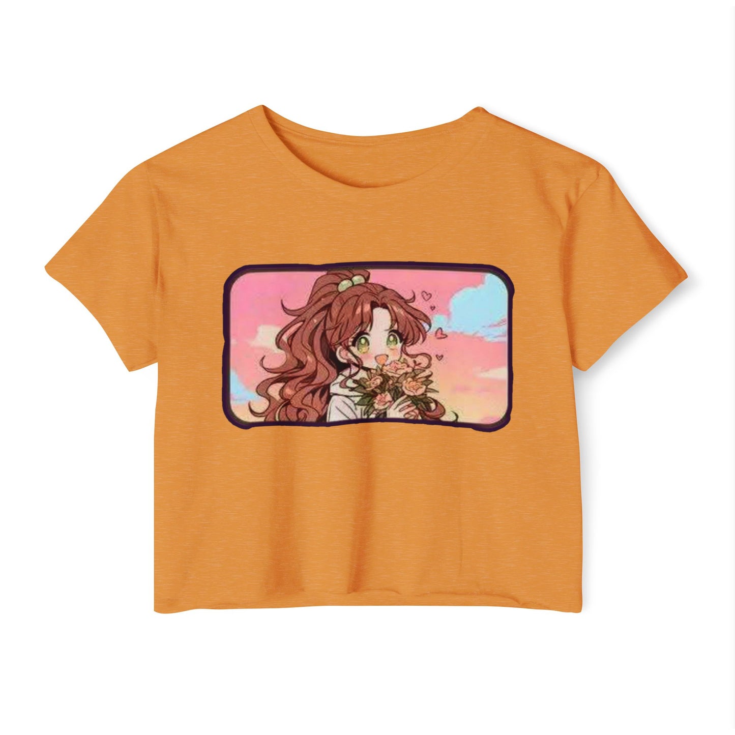 Boho Floral sailor moon 9 Women's Crop Top, Festival Wear, Summer Fashion, Cute Top, Gift for Her