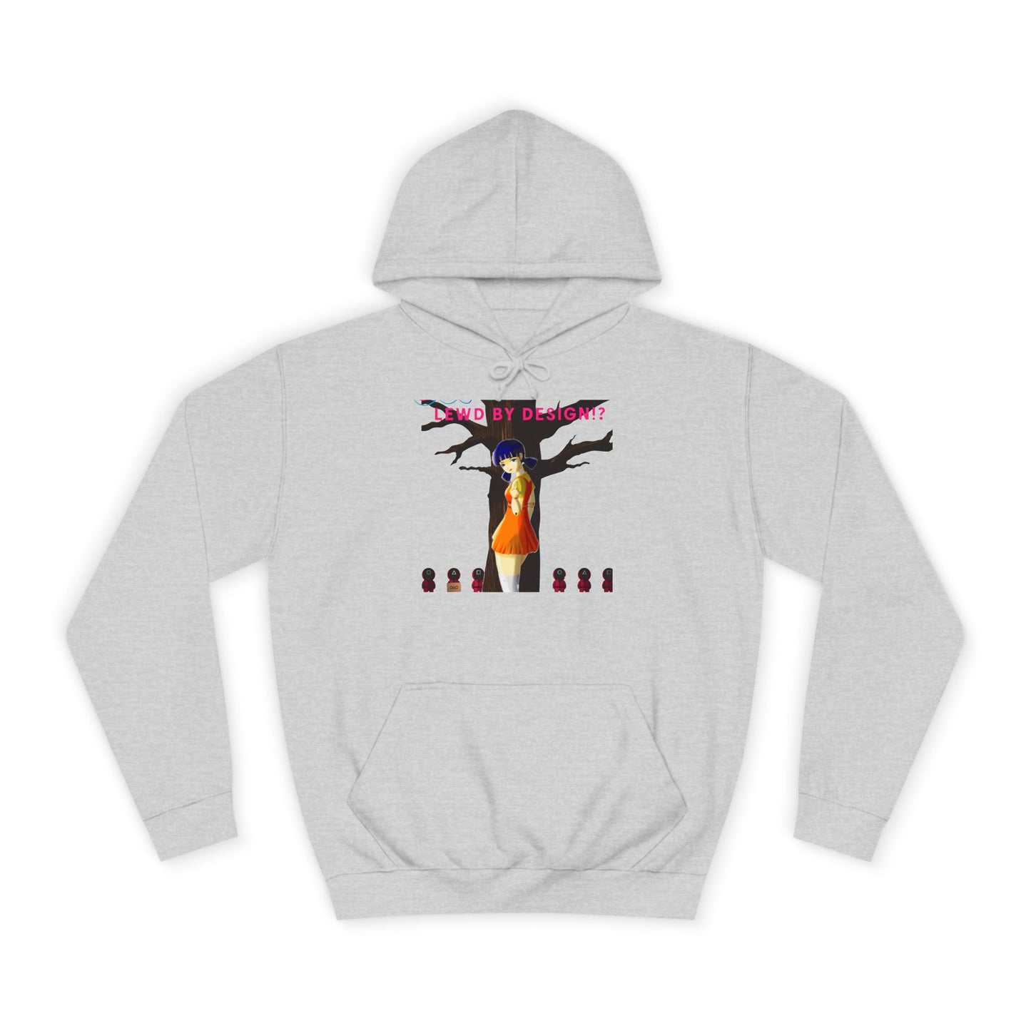 Trendy Anime College Hoodie, Cozy Unisex Sweatshirt, Perfect Gift for Students, Casual Streetwear, Unique Graphic Pullover