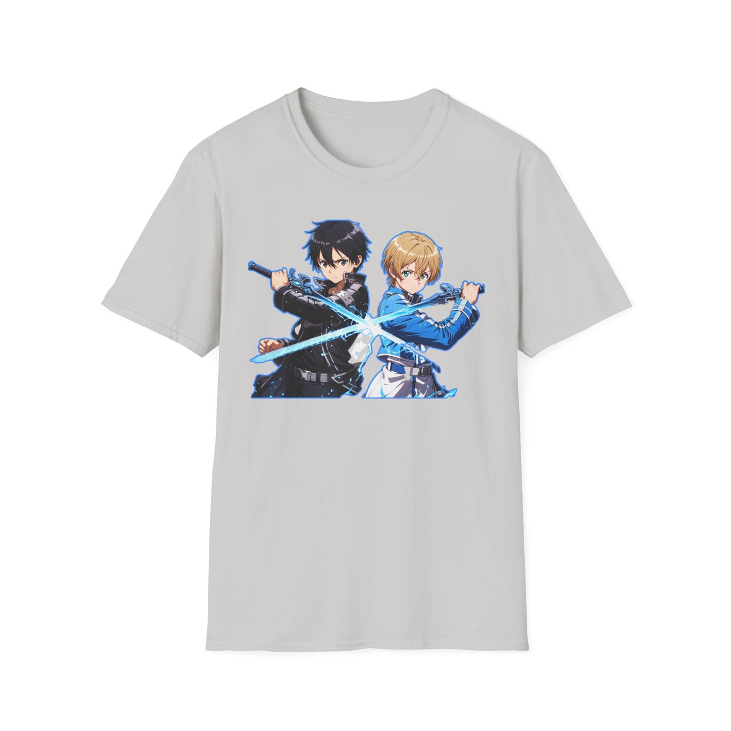 Anime-Inspired sao 10 Unisex Softstyle T-Shirt, Casual Wear, Gift for Otaku, Birthday Present, Soft Graphic Tee