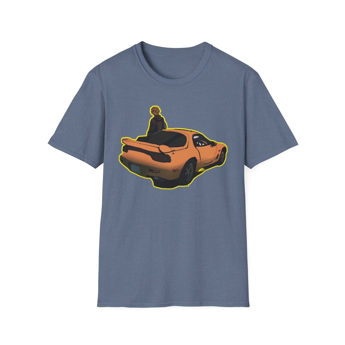 Vibrant Car Art initial D 8 Unisex Softstyle T-Shirt, Casual Graphic Tee, Gift for Car Enthusiasts, Unique Apparel for Everyday Wear, Retro [...]