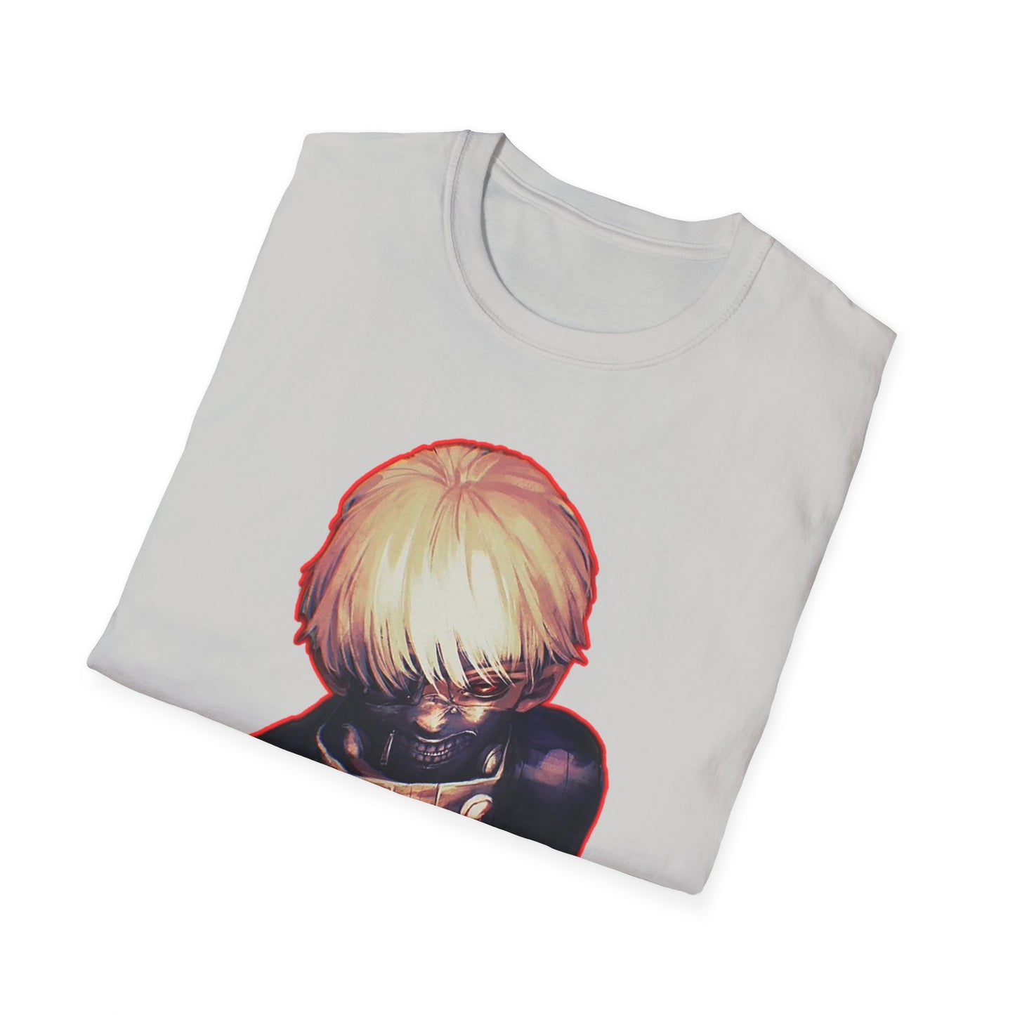 Stylish Unisex Graphic Tee tokyo ghoul style 5- Trendy Softstyle T-Shirt for Casual Wear, Gifts, Anime Fans, Everyday Comfort, Summer Outfits