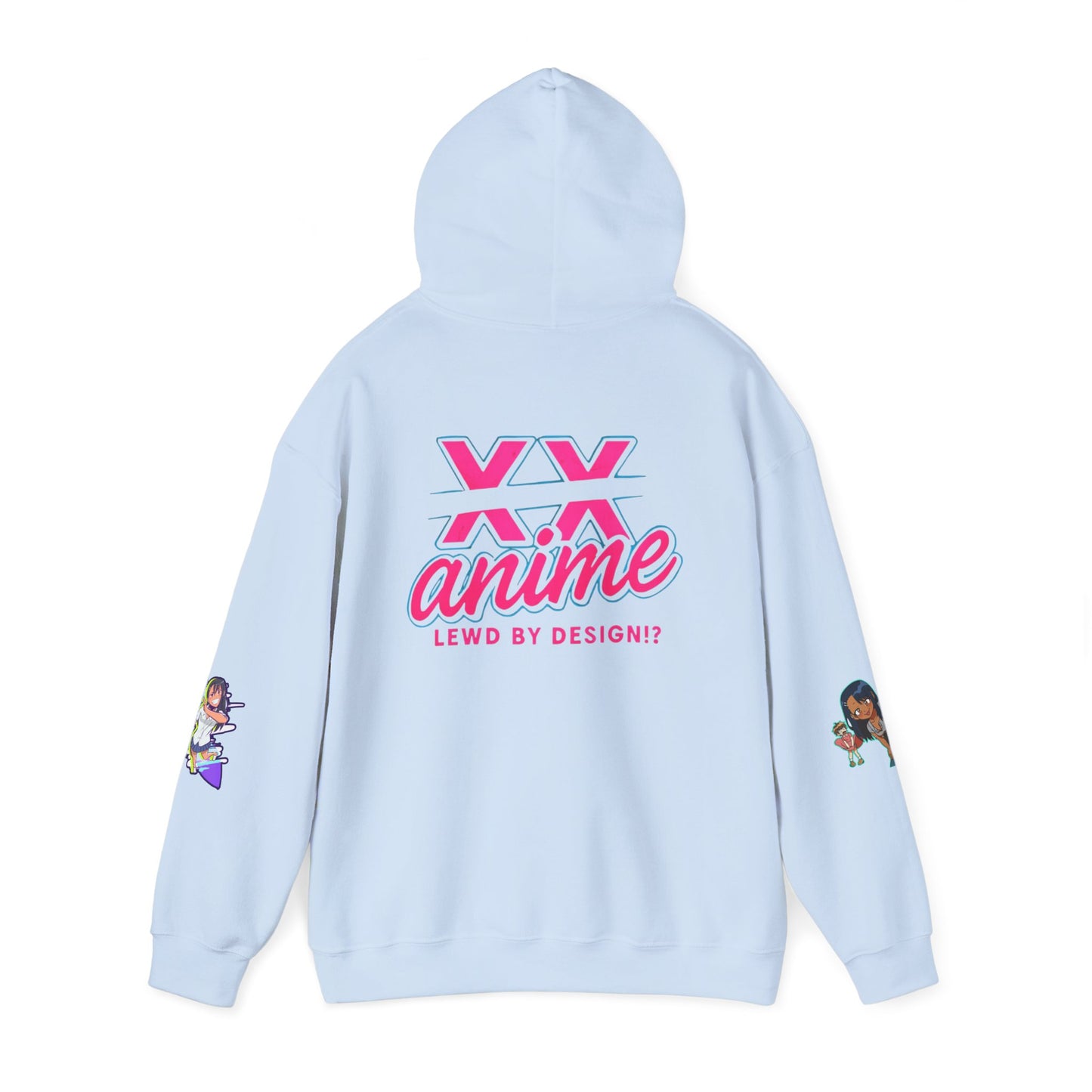 Anime-Themed Hoodie with Playful Graphics, Gift for Anime Fans, Cozy Lounge Wear, Casual Streetwear, Unique Gift Idea