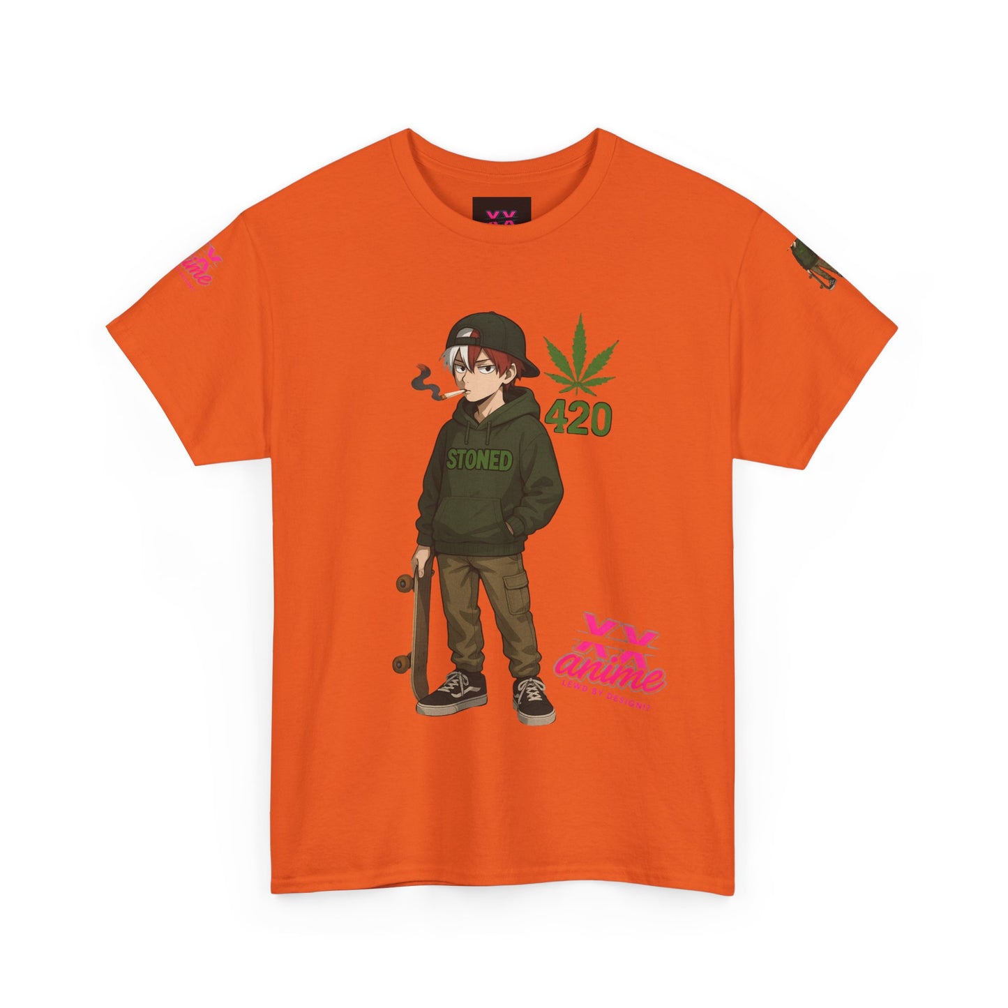 Anime-Inspired Unisex Heavy Cotton Tee, Streetwear, Gamer Style Shirt, Cool Graphic T-Shirt, Casual Anime Fashion, Perfect for 420 [...]