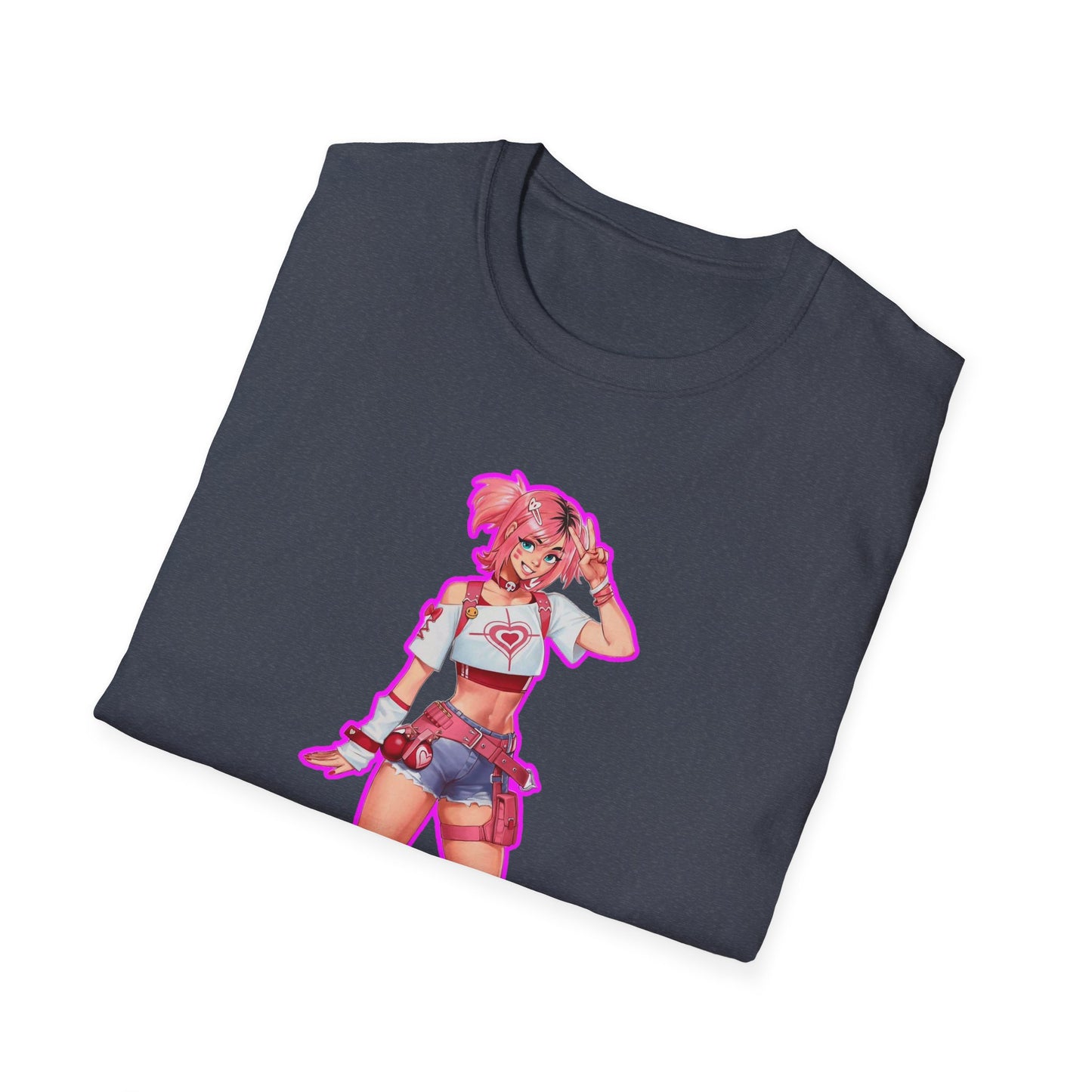 Vibrant Graphic spooky season fortnite 2Tee, Unisex Softstyle T-Shirt, Trendy Casual Wear, Perfect for Parties, Gift for Anime Lovers, Unique Statement Shirt