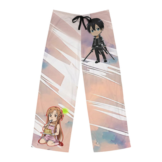 Anime-Inspired Men's sao 1 Pajama Pants, Cozy Lounge Wear, Perfect Gift for Fans, Relaxation and Sleepwear, Casual Comfy Bottoms