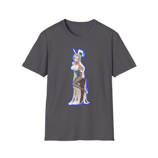 Cute Anime lewd style bunny 3-inspired Unisex T-Shirt with Playful Designs, Perfect for Niche Enthusiasts, Gift for Cosplay Events, Trendy Streetwear
