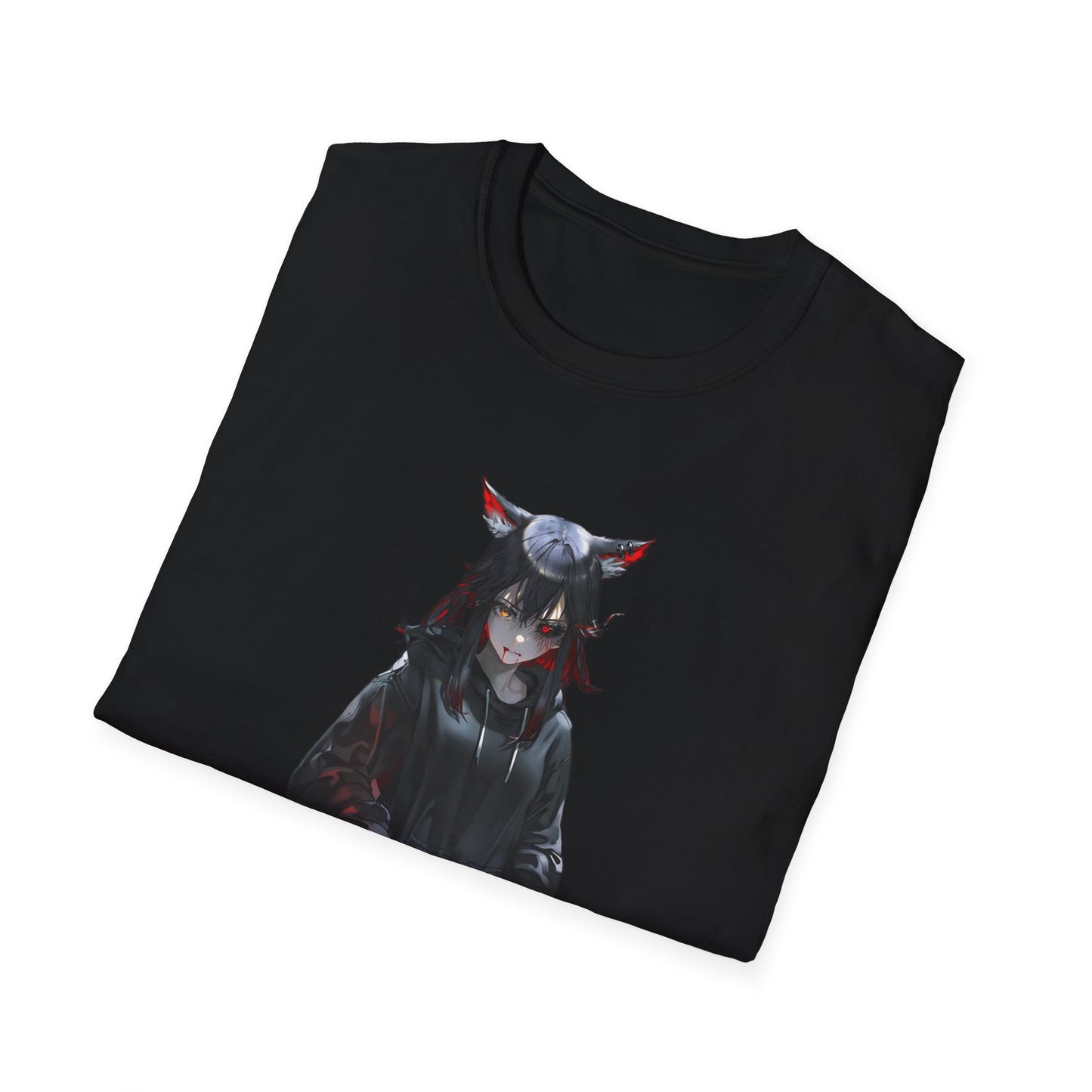 Anime-Inspired Graphic tokyo ghoul style 6T-Shirt, Unisex Softstyle Tee, Casual Wear, Gift for Otaku, Anime Expo, Trendy Streetwear, Unique Fashion