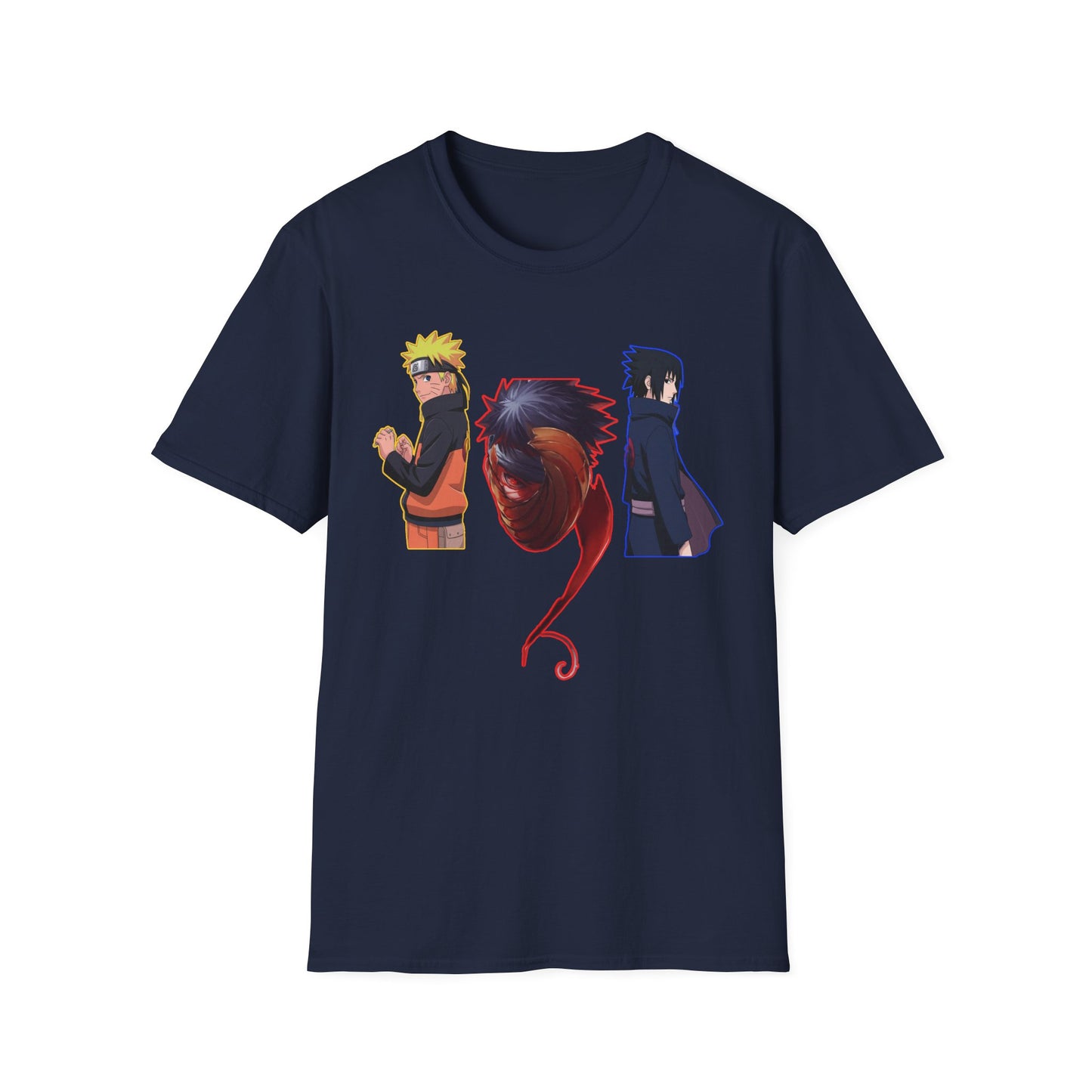 Anime-Inspired Naruto 5 Unisex Softstyle T-Shirt, Graphic Tee for Fans, Casual Wear, Gift for Birthdays, Cosplay, and Conventions