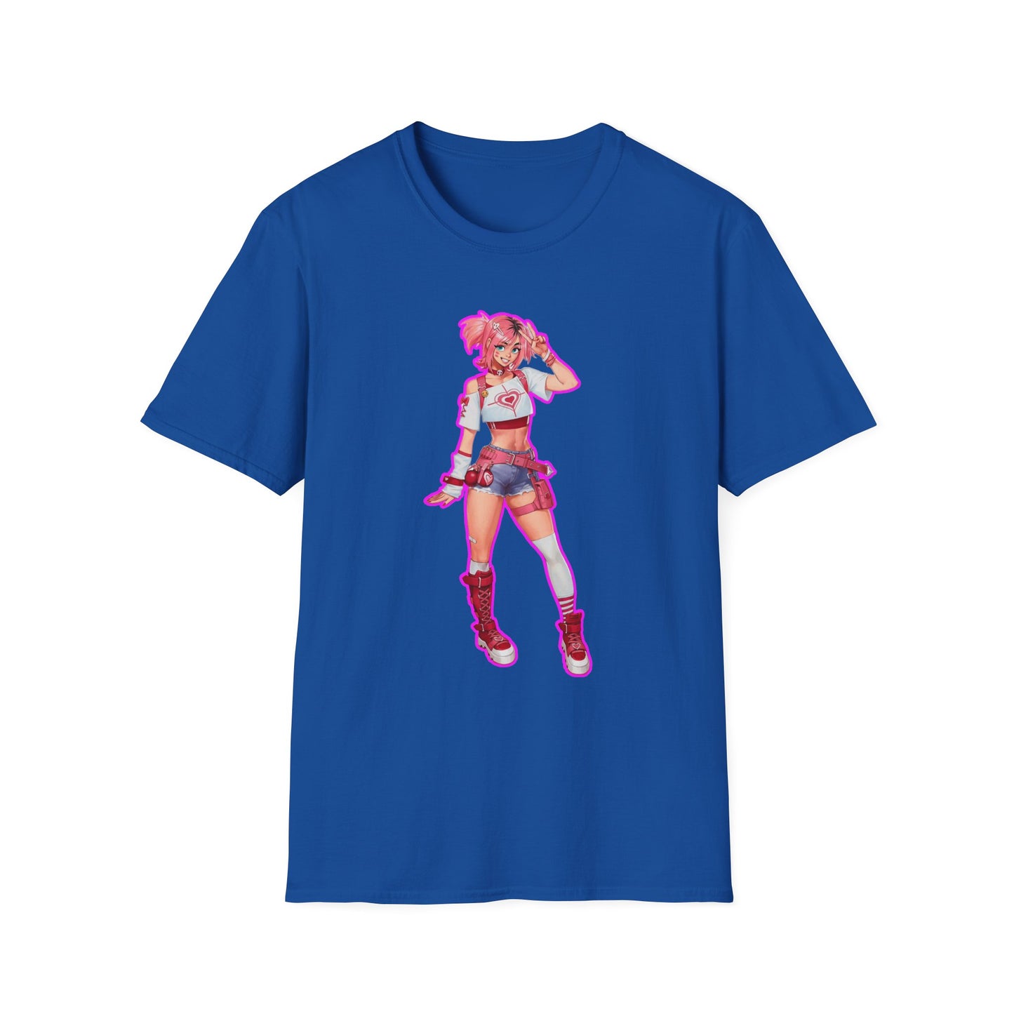 Vibrant Graphic spooky season fortnite 2Tee, Unisex Softstyle T-Shirt, Trendy Casual Wear, Perfect for Parties, Gift for Anime Lovers, Unique Statement Shirt