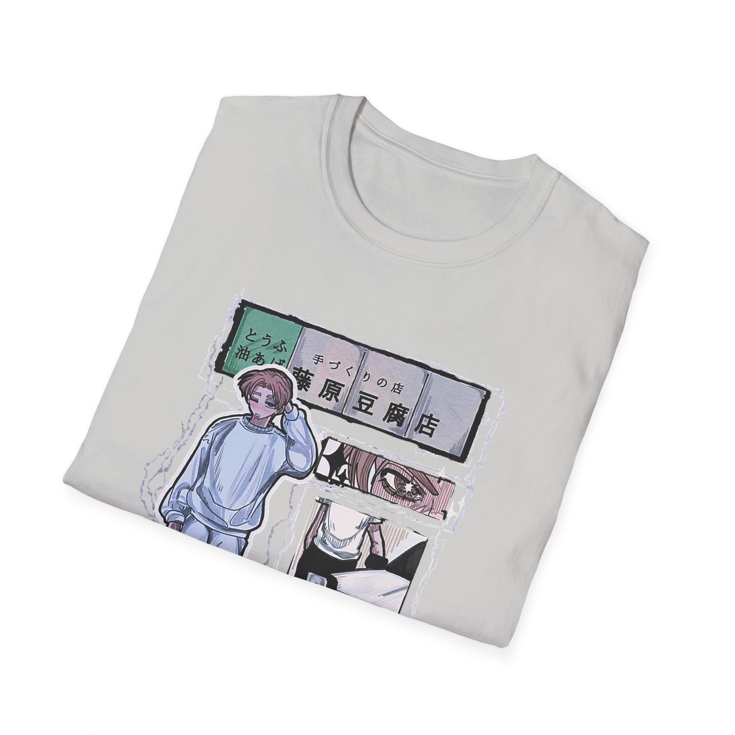 Whimsical Artistic initial D 10 Unisex Softstyle T-Shirt, Casual Wear, Graphic Tee, Creative Gift, Everyday Fashion, Unique Art Top