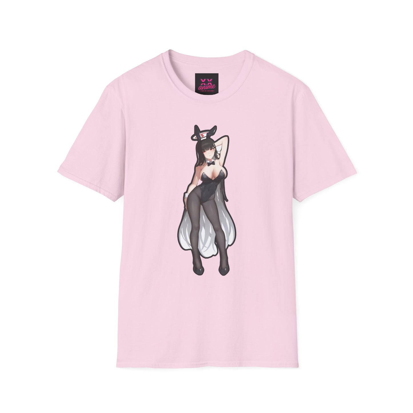 Anime-Inspired Witchy lewd bunny 2 T-Shirt: Spooky Season Vibe, Perfect for Comic Con, Halloween Party, or Casual Wear, Unisex Softstyle Tee, [...]