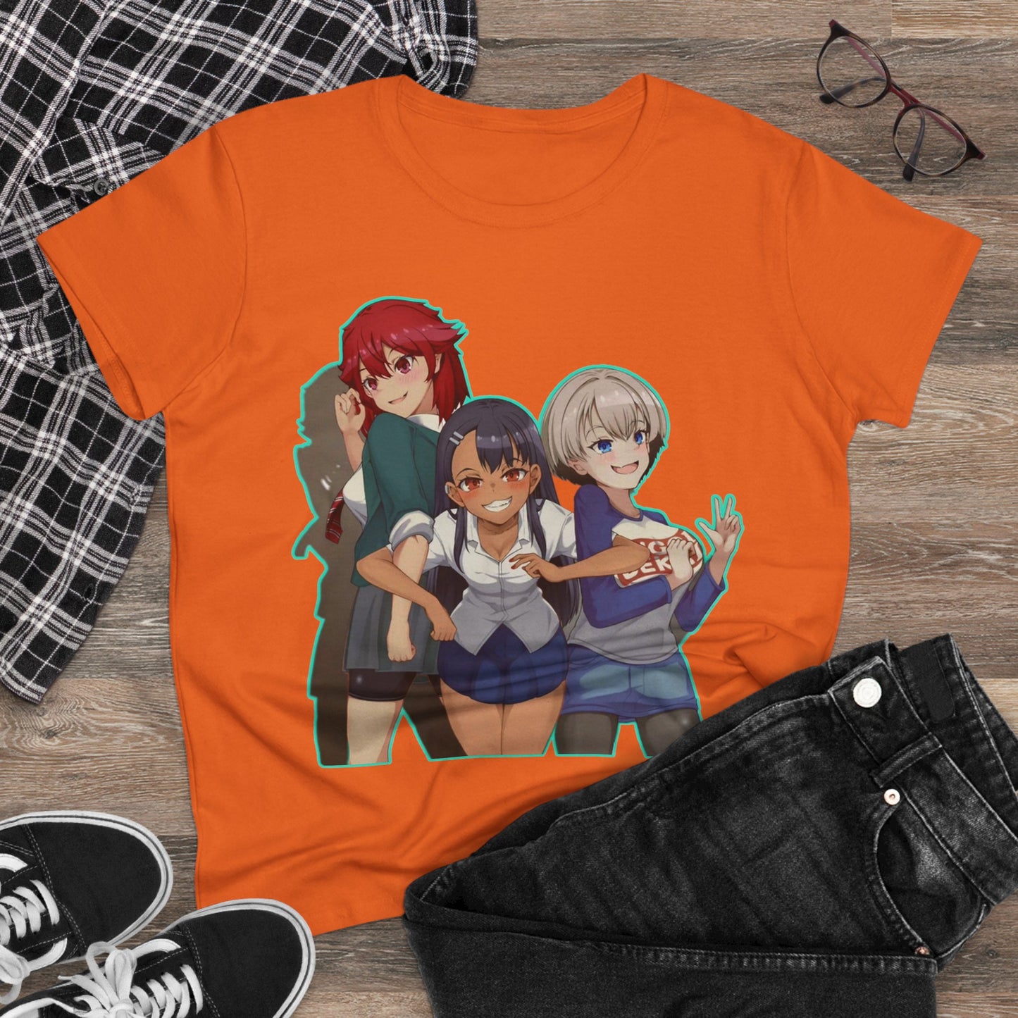 Anime-Inspired Tomo chan is a girl Women's Cotton Tee, Casual Graphic Shirt, Cosplay Tee, Gift for Anime Fans, Cute Manga Shirt