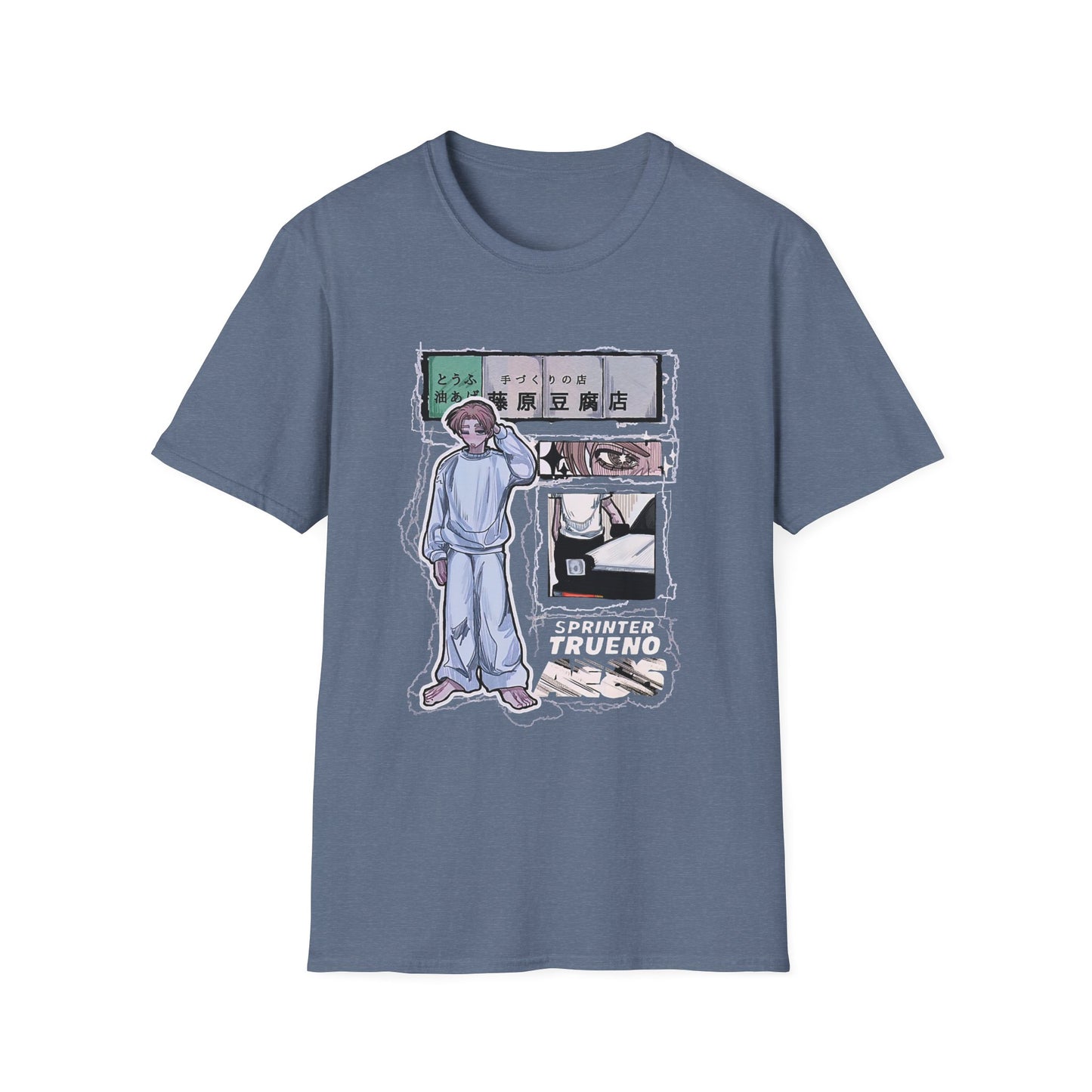 Whimsical Artistic initial D 10 Unisex Softstyle T-Shirt, Casual Wear, Graphic Tee, Creative Gift, Everyday Fashion, Unique Art Top