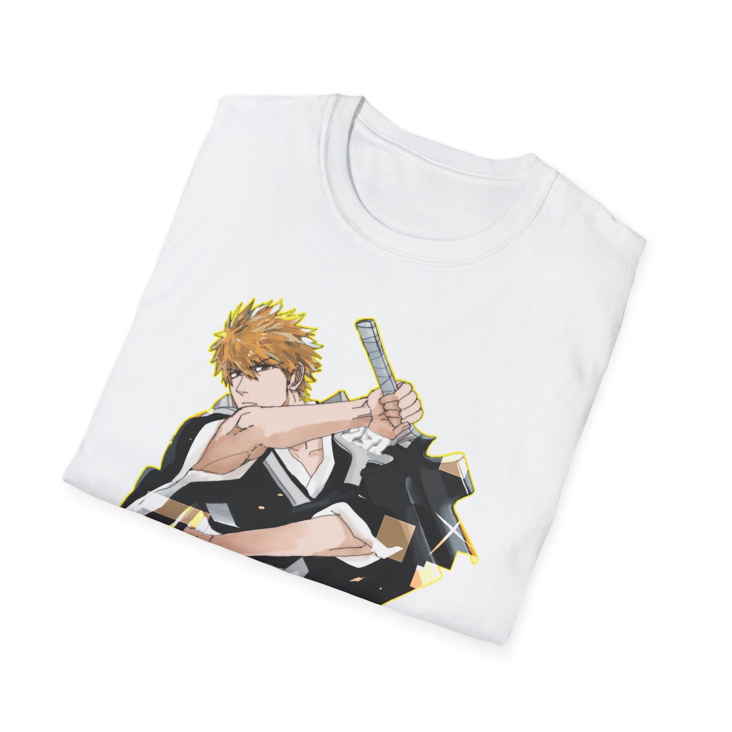 Bleach 12 Anime Unisex T-Shirt, Ichigo Graphic Tee, Softstyle Shirt, Gift for Fans, Casual Wear, Anime Merchandise