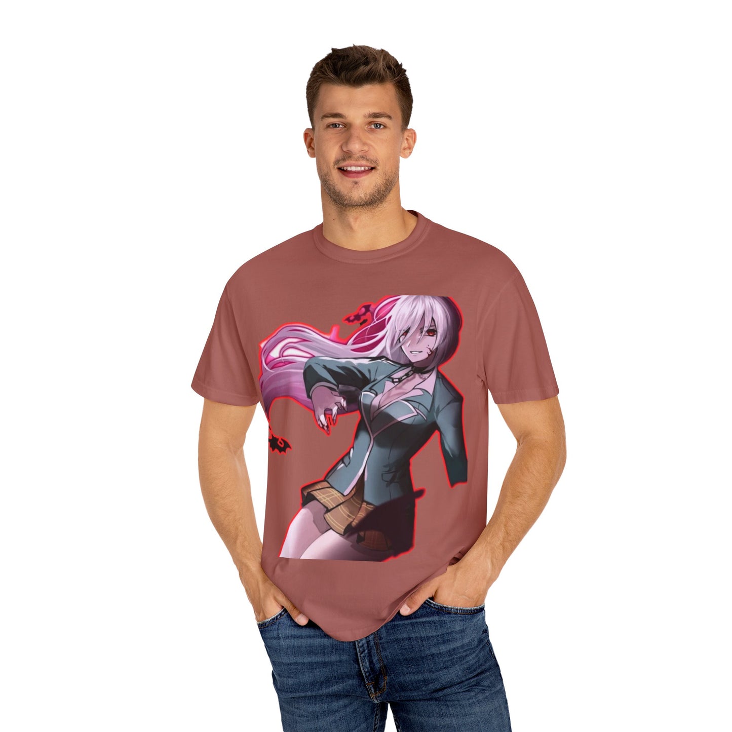 Anime-Themed T-Shirt Featuring Bold Artwork