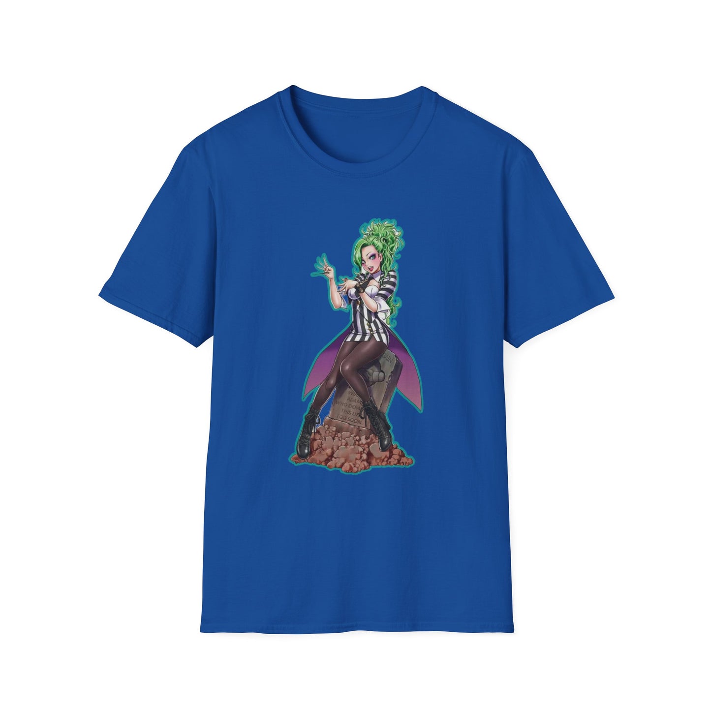 Anime-Inspired  spooky season masters of horror 4Unisex Softstyle T-Shirt, Unique Graphic Tee, Casual Wear, Gift for Anime Lovers, Trendy Fashion