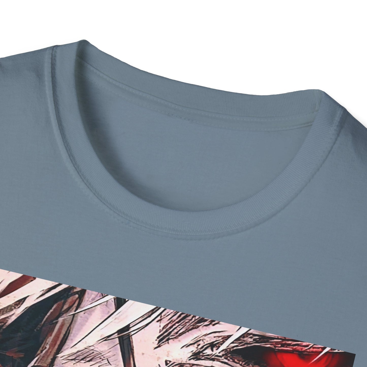 Anime-Inspired Graphic tokyo ghoul styleT-Shirt for Fans, Casual Wear, Birthday Gift, Unisex Softstyle Tee, Perfect for Conventions, Manga Enthusiasts