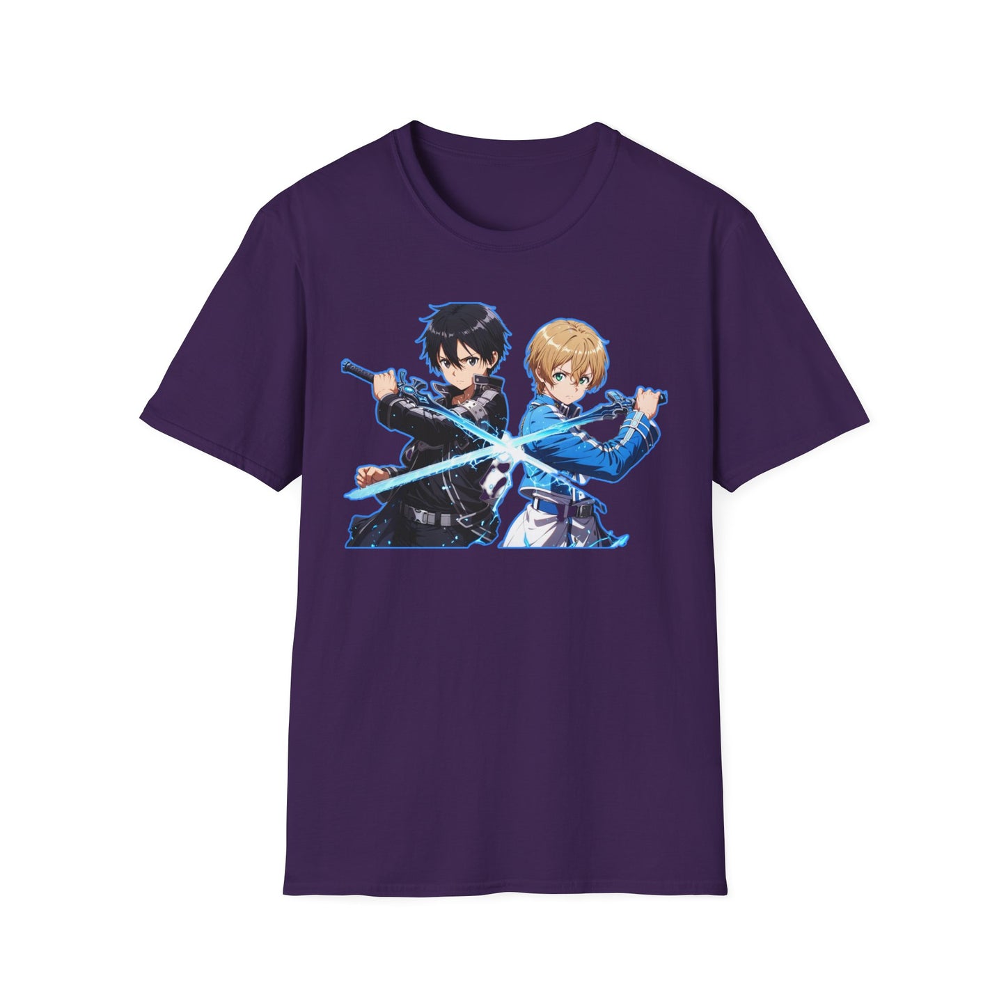Anime-Inspired sao 10 Unisex Softstyle T-Shirt, Casual Wear, Gift for Otaku, Birthday Present, Soft Graphic Tee